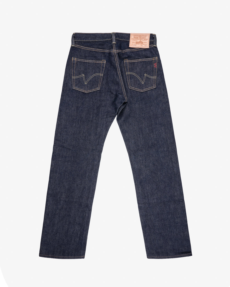21oz Selvedge Denim Straight Cut Jeans - Indigo (IH-634S) Tag 31, Hemmed to 31.0"