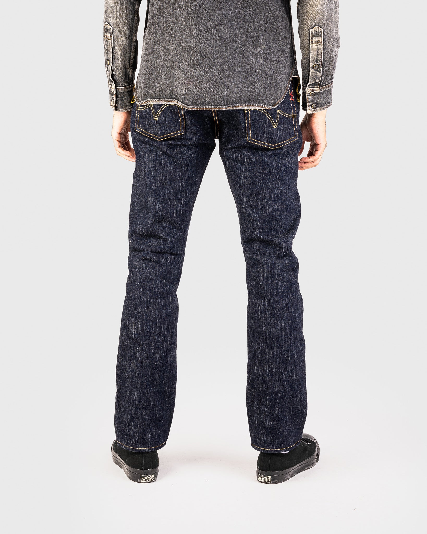 Iron Heart 18oz Vintage Selvedge Denim Slim Cut Jeans - Indigo