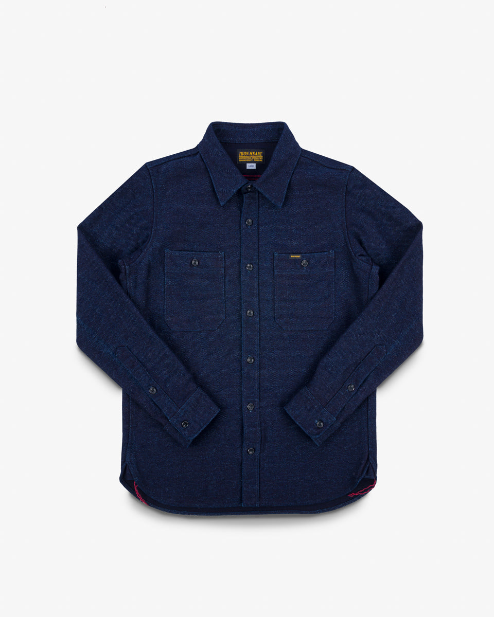 21oz Sashiko Work Shirt - Indigo