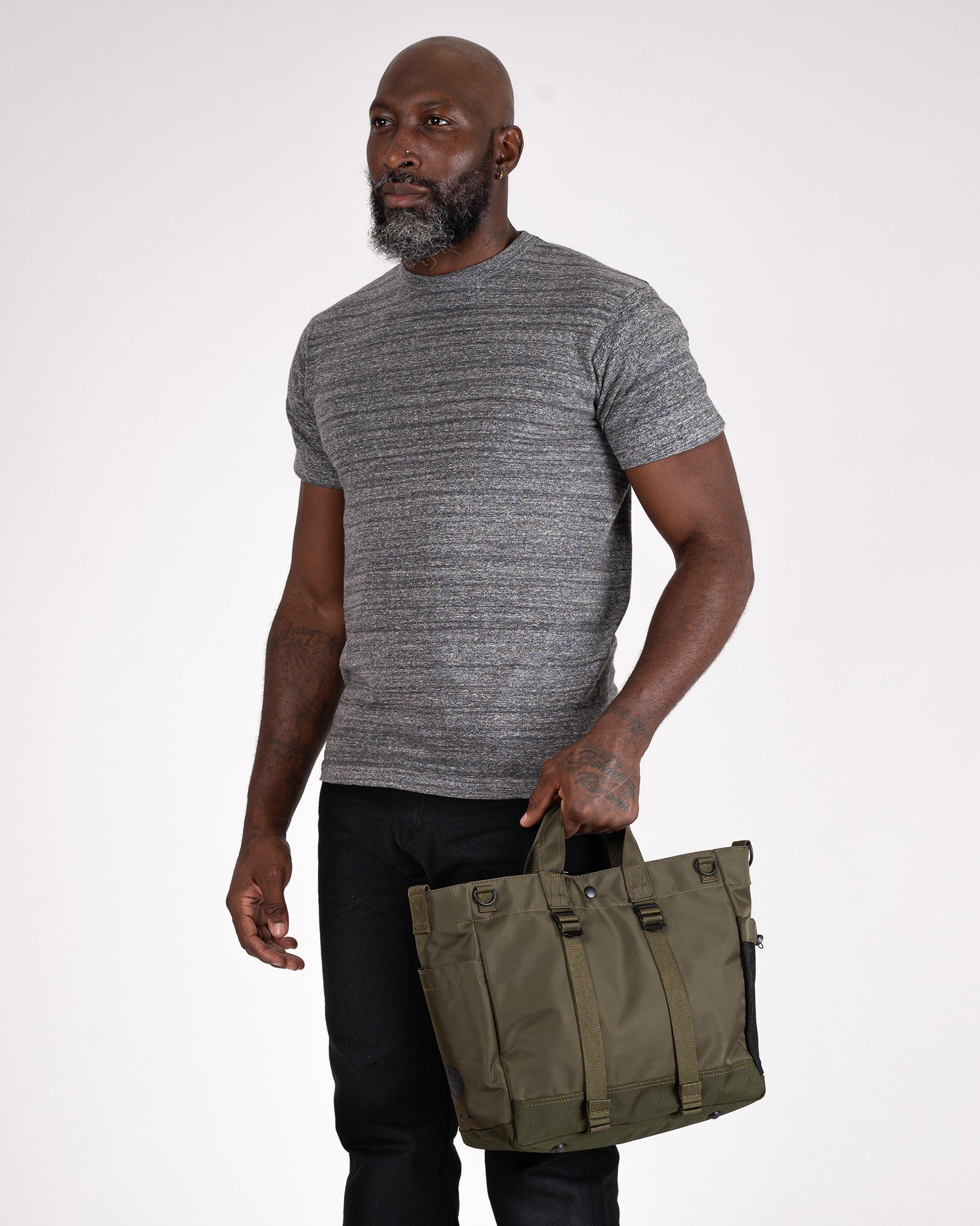 Porter - Yoshida & Co. - Ride 2Way Tote Bag - Olive – Iron Heart