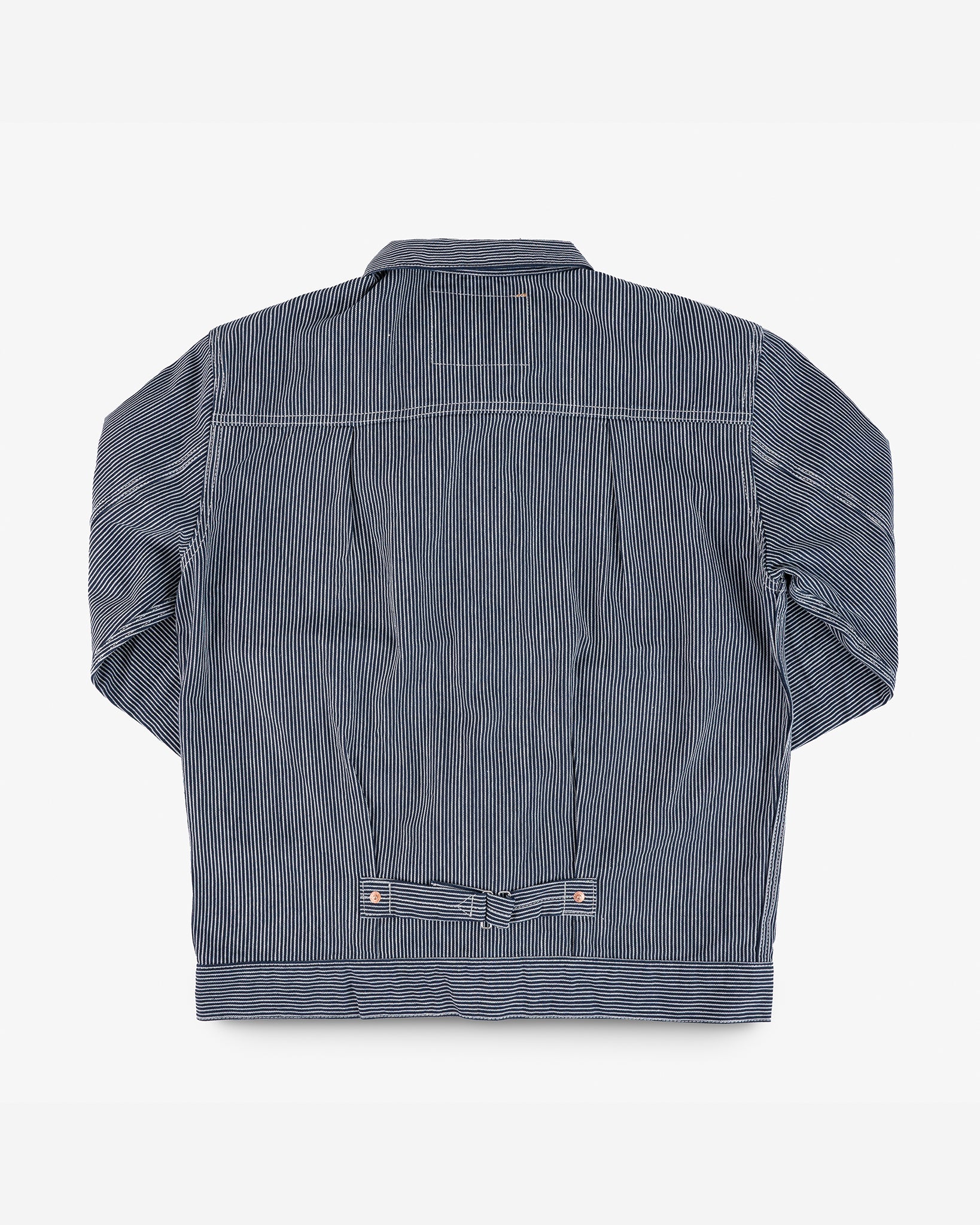 10.5oz Narrow Stripe Hickory Type I - Indigo – Iron Heart