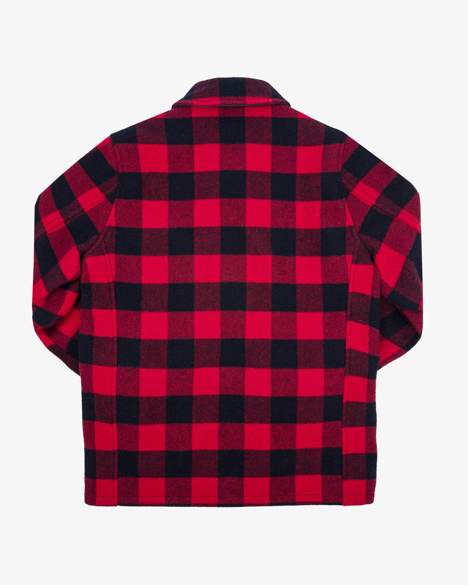 Wool Buffalo Check Hunting Jacket - Red – Iron Heart