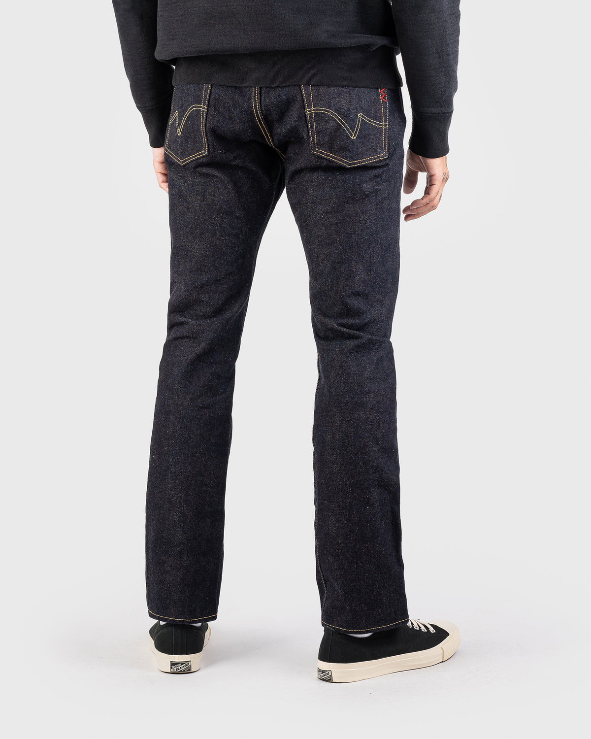 Iron Heart 19oz Left Hand Twill Selvedge Denim Slim Cut Jeans - Indigo