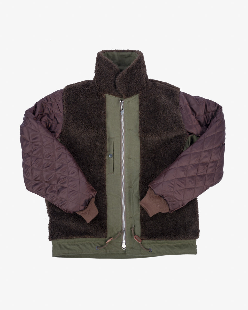 Oiled Whipcord N1 Deck Jacket - Army Green – Iron Heart