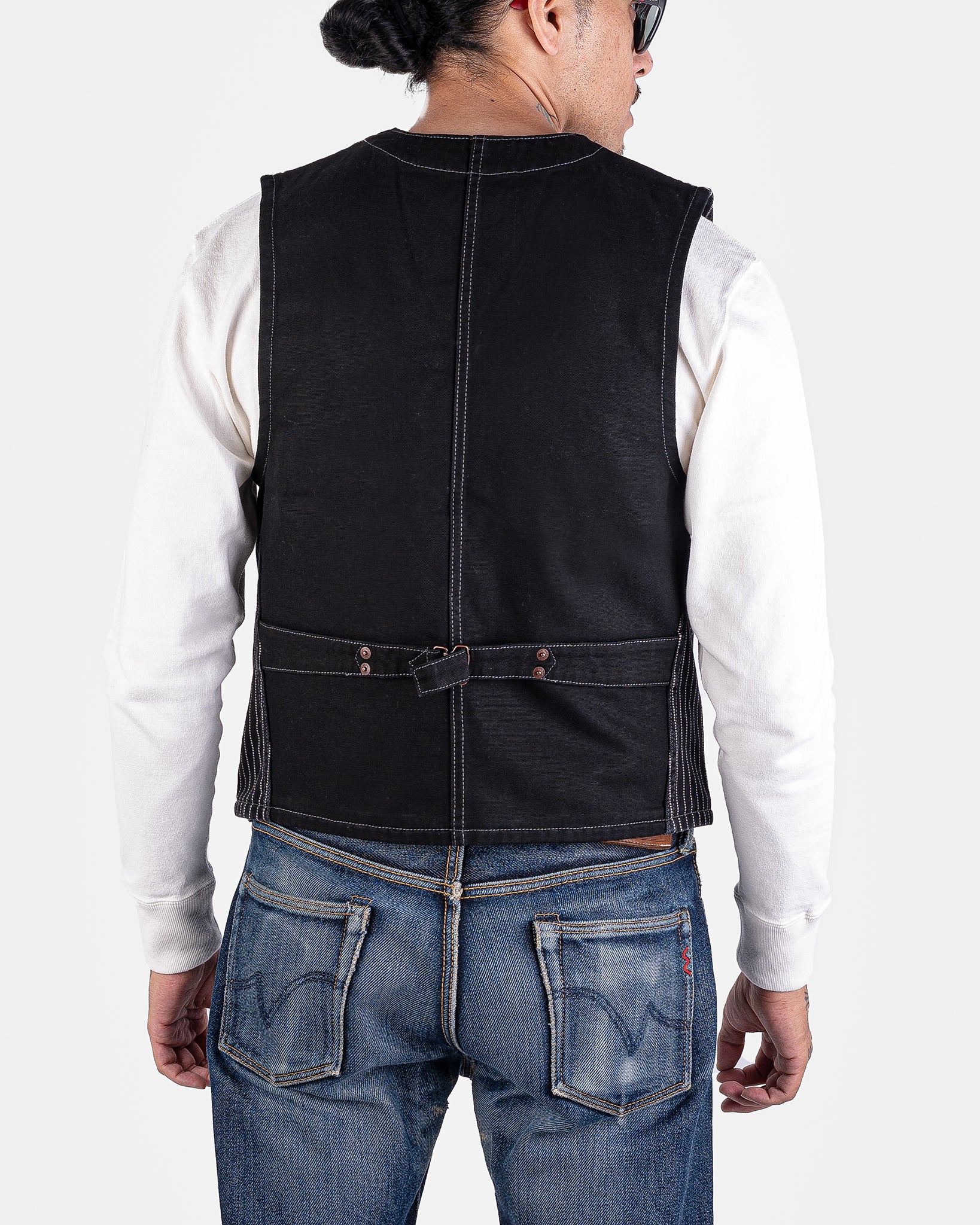 IRONHEART 【 IHV-02 】12ozウォバッシュ ワークベスト美品 IRON HEART アイアンハート】ベスト/ IHV-02 12ozウォバッシュ