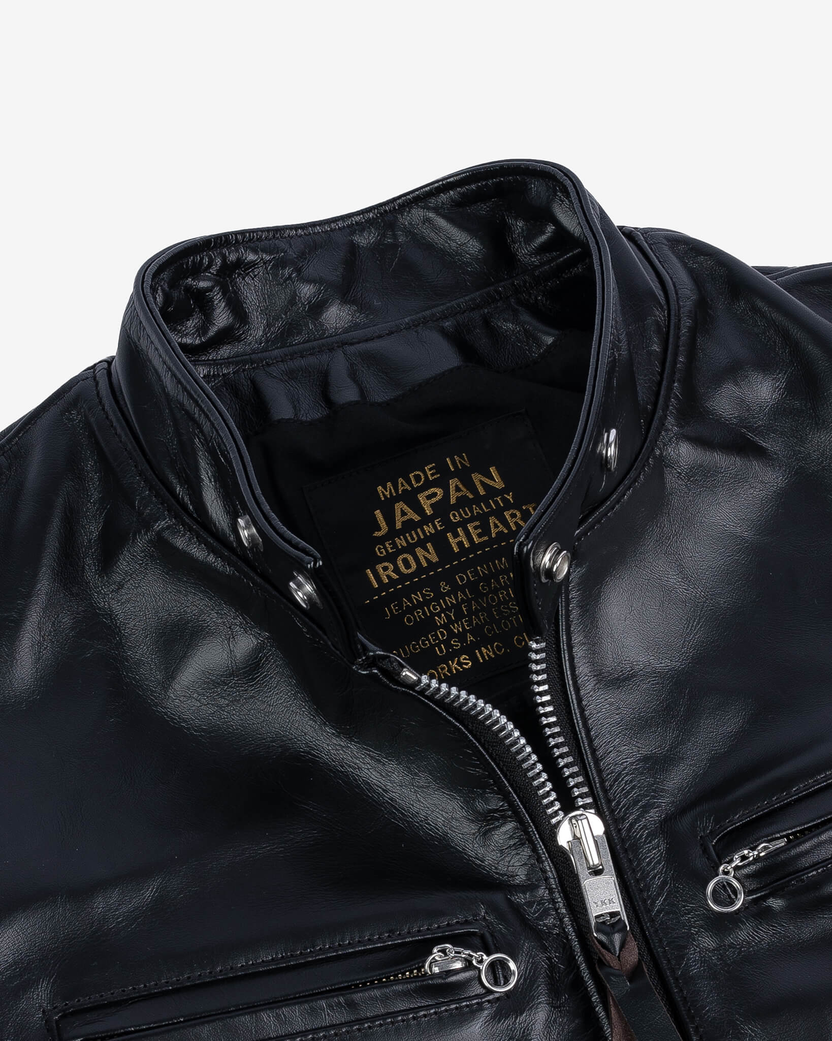 Iron Heart Chrome Tanned Leather Horsehide Rider's Jacket