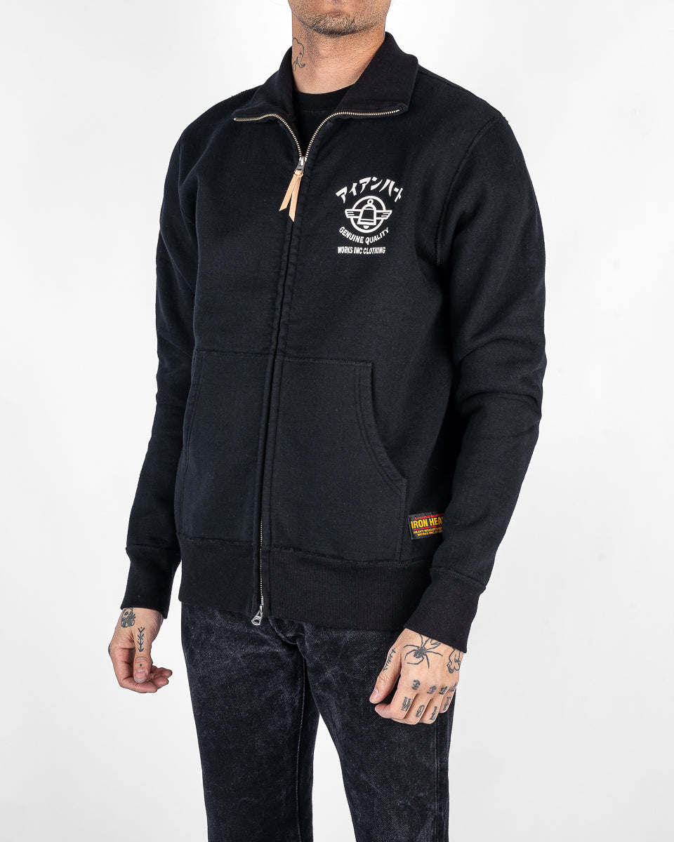 Printed 14oz Ultra Heavyweight Loopwheel Cotton Zip Up