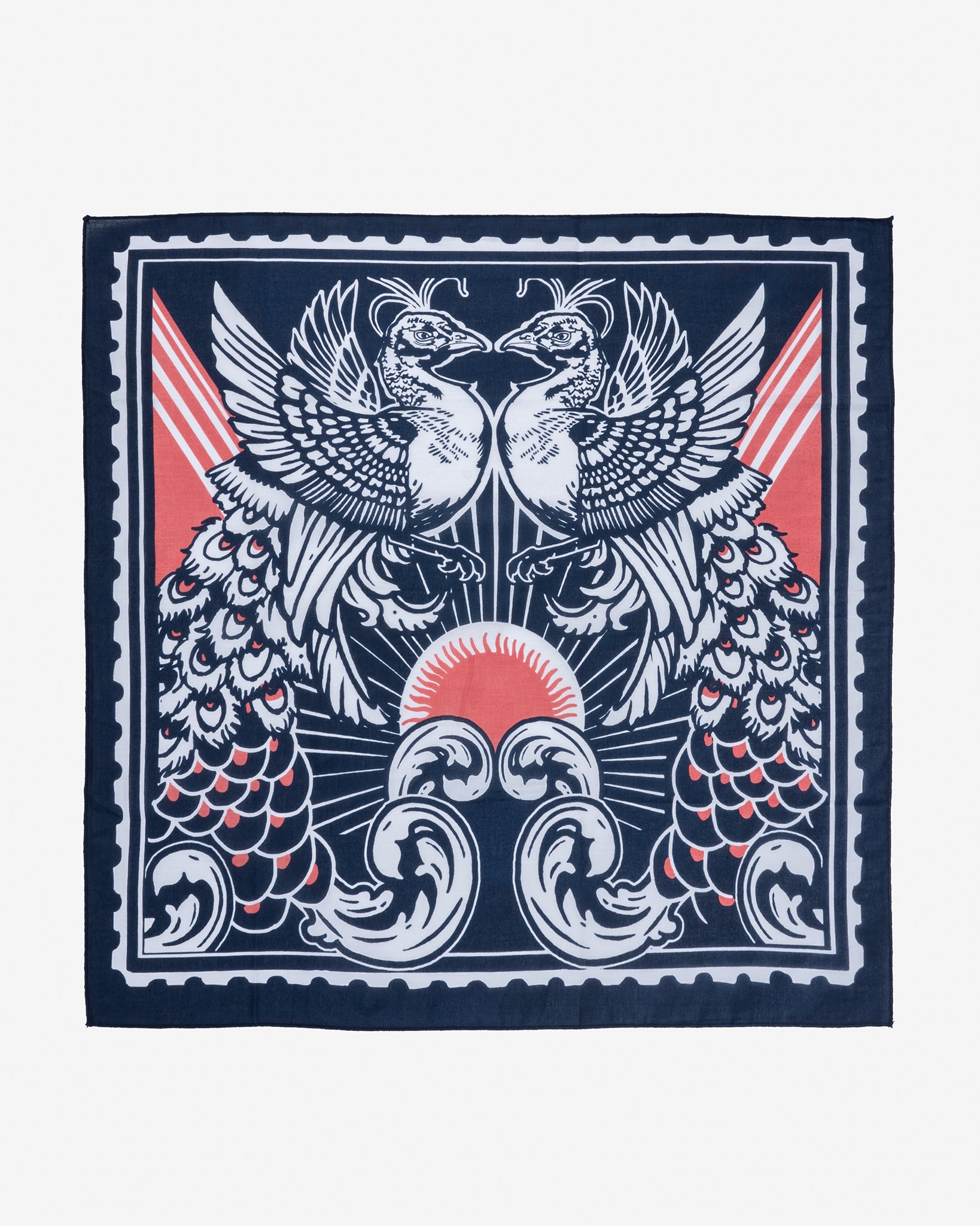 Felix Green Organic Cotton "Hera and Juno II" Bandana - Navy