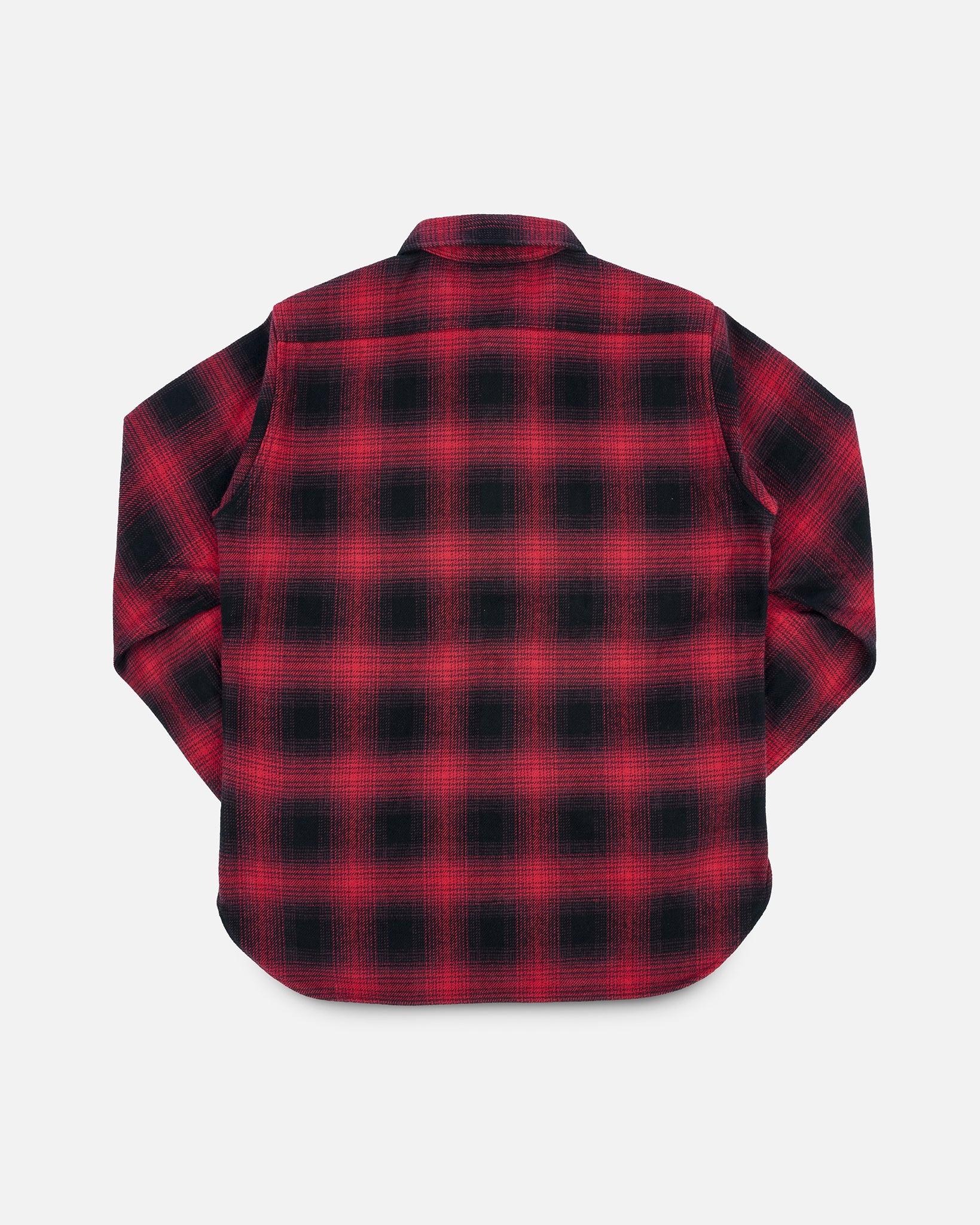 Iron Heart Japanese Ultra Heavy Flannel Ombré Check Work Shirt