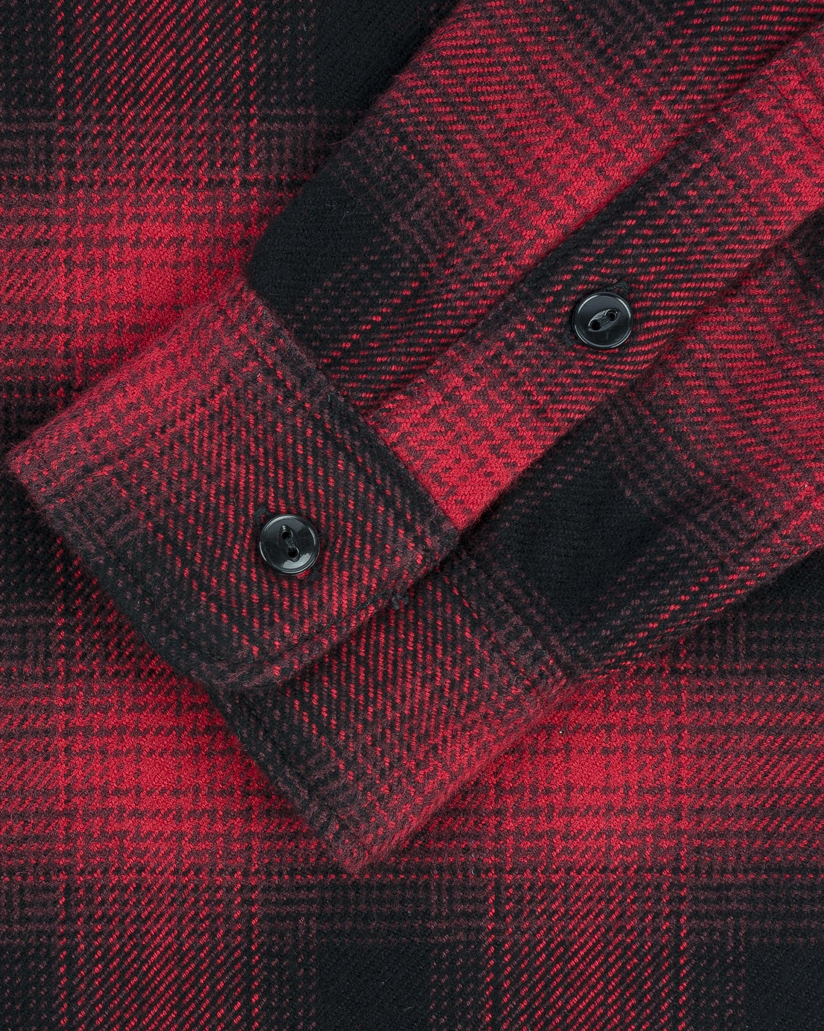 ツ*ん様 Subculture OMBRE CHECK SHIRT RED 3 Subculture OMBRE CHECK SHIRT RED 3 SUBCULTURE WOOL CHECK SHIRT