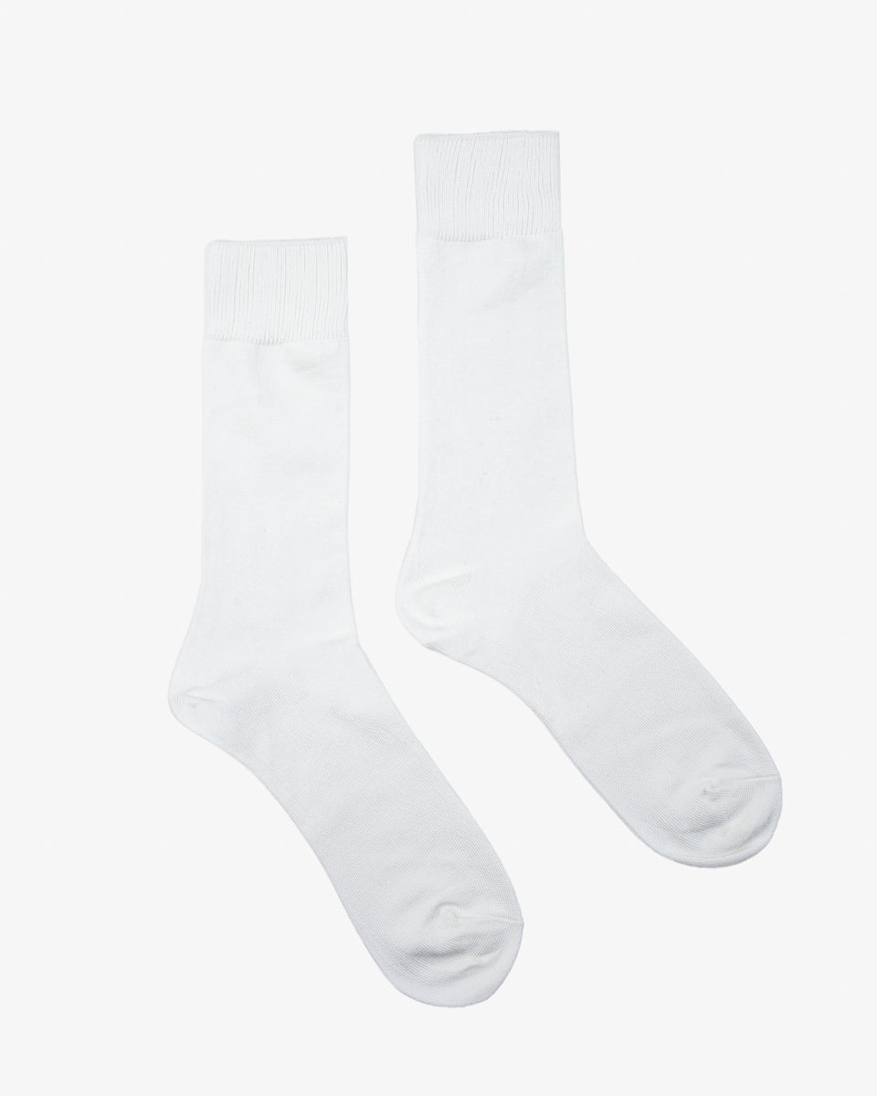 Decka Showatabé Giza Cotton Mercerized Socks - White