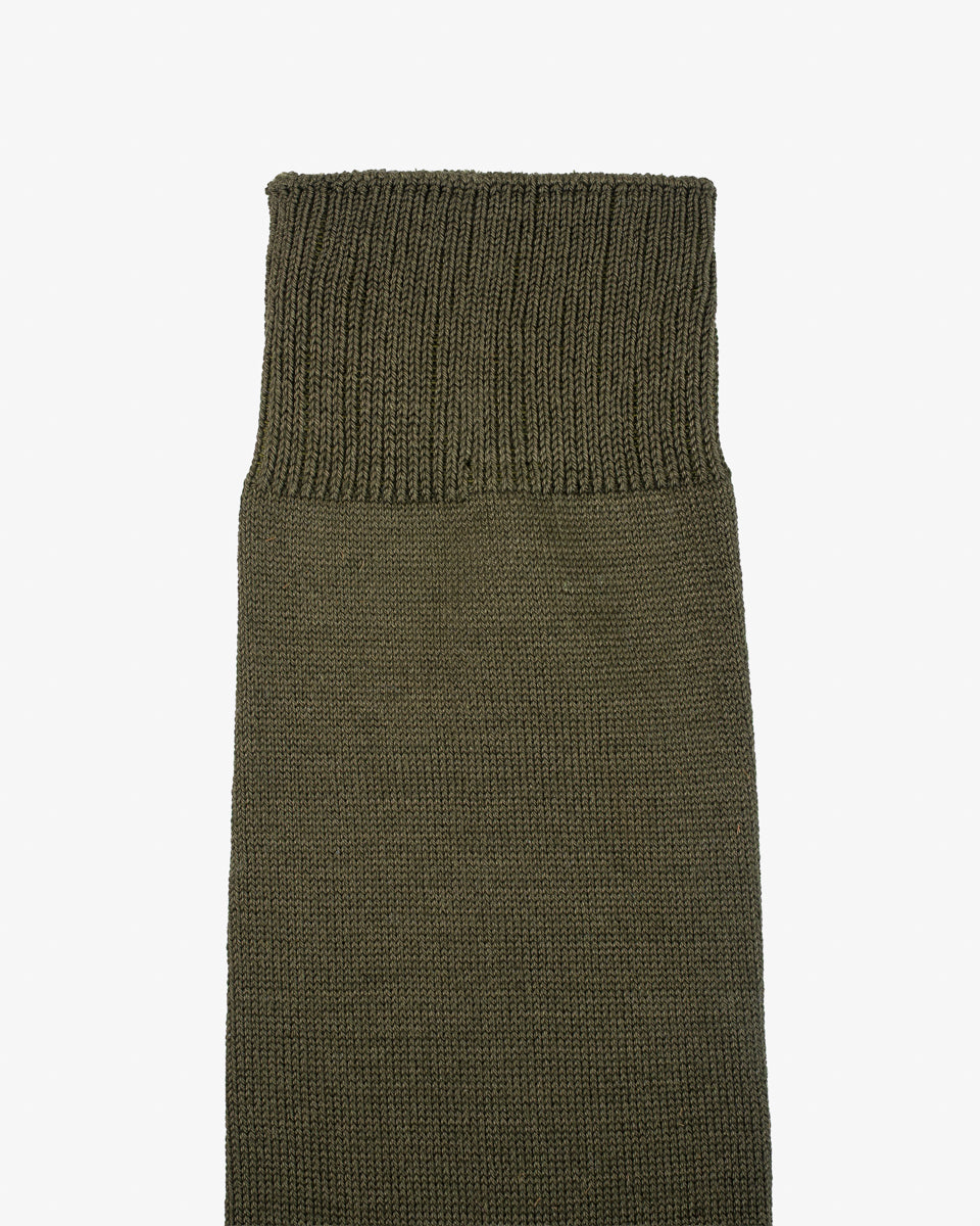 Decka Showatabé Giza Cotton Mercerized Socks - Olive