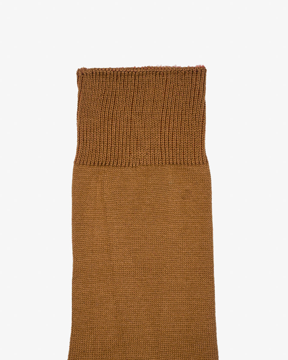 Decka Showatabé Giza Cotton Mercerized Socks - Camel