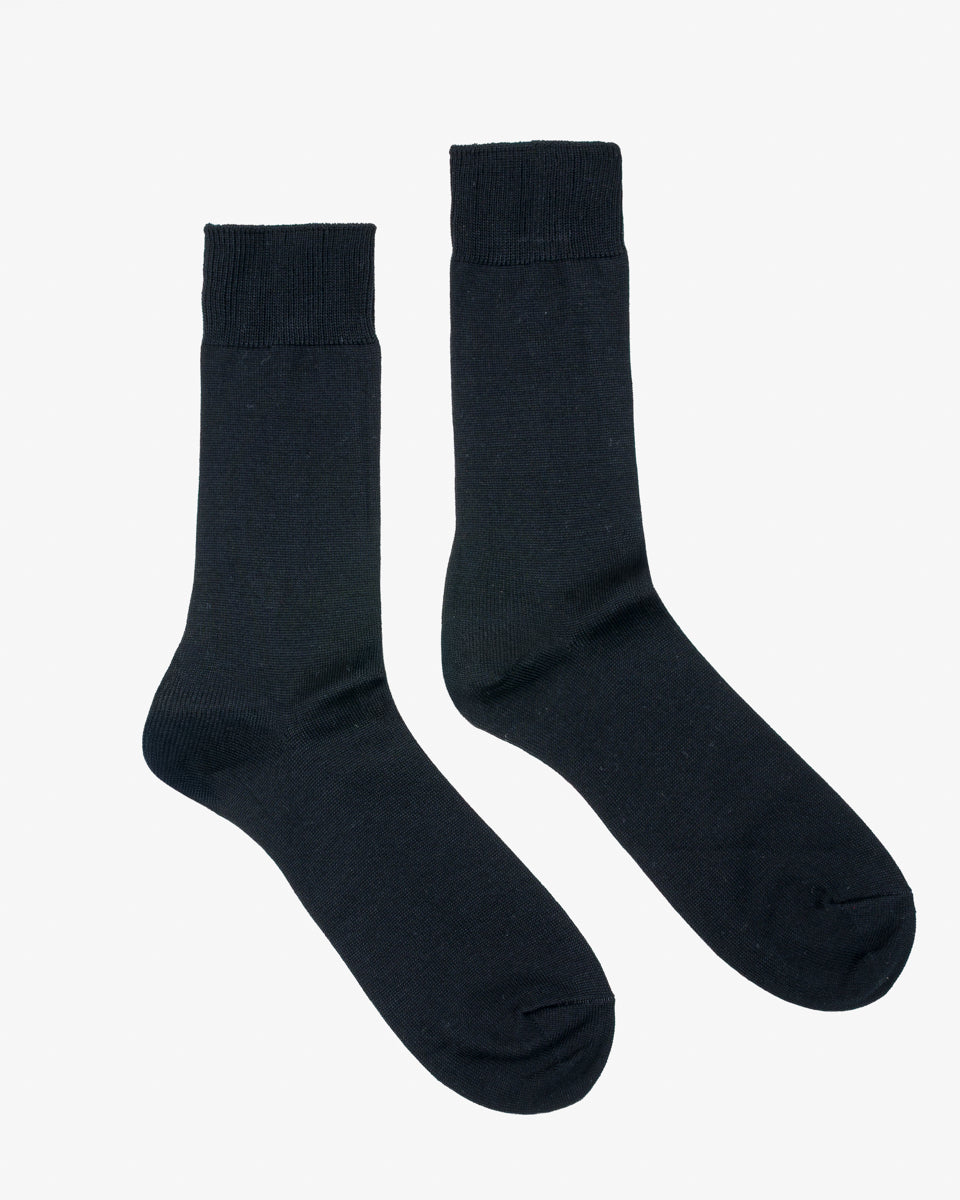 Decka Showatabé Giza Cotton Mercerized Socks - Black