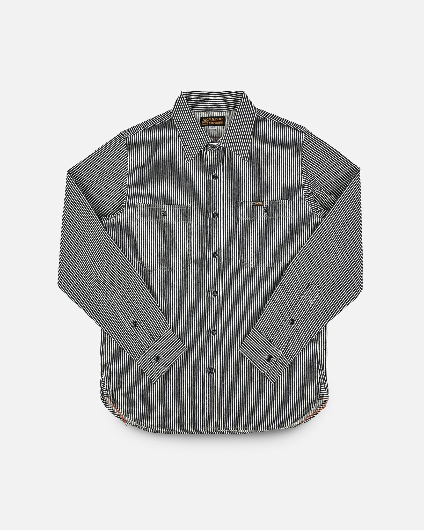 12oz Hickory Stripe Work Shirt - Indigo