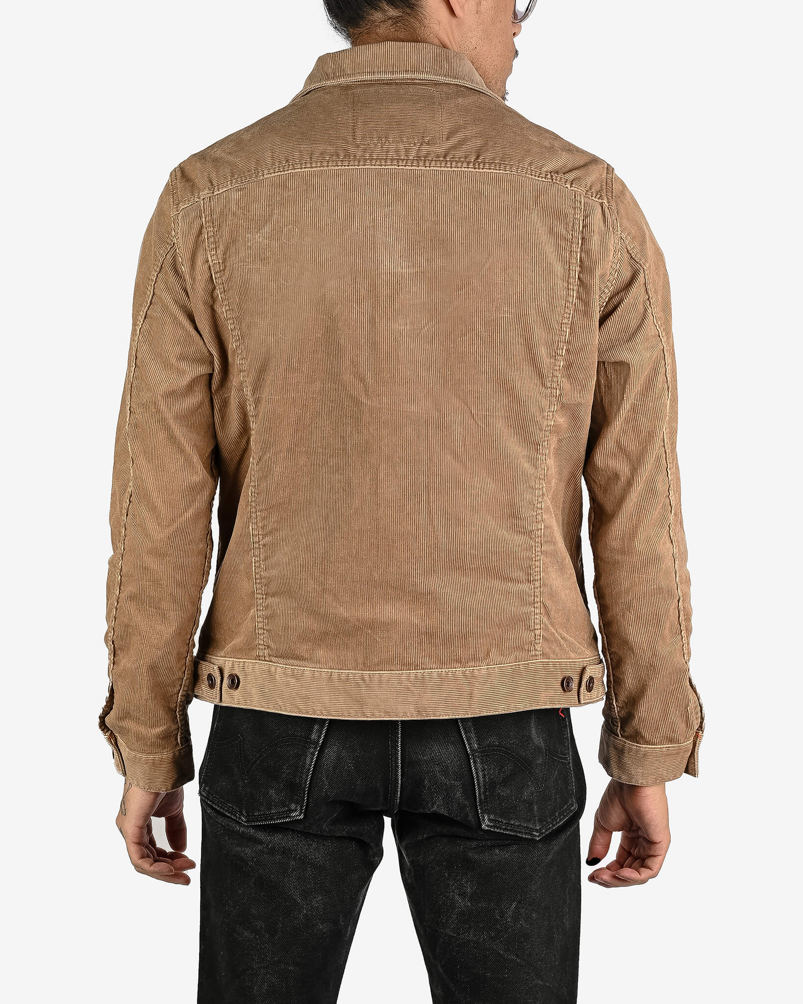 Iron Heart 14 Wale Corduroy Modified Type III - Khaki