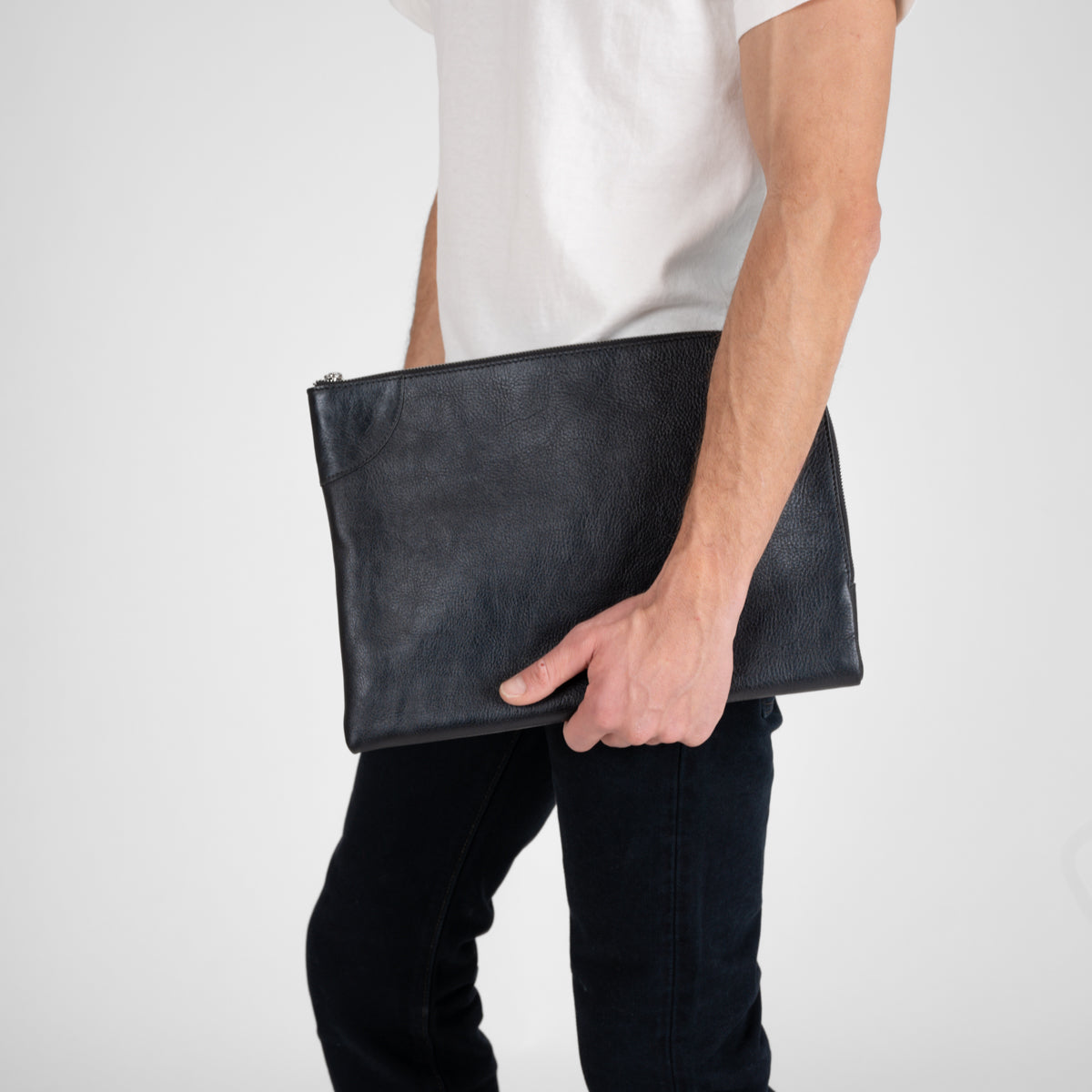 OGL Large Banker Pouch - Tumbled Black