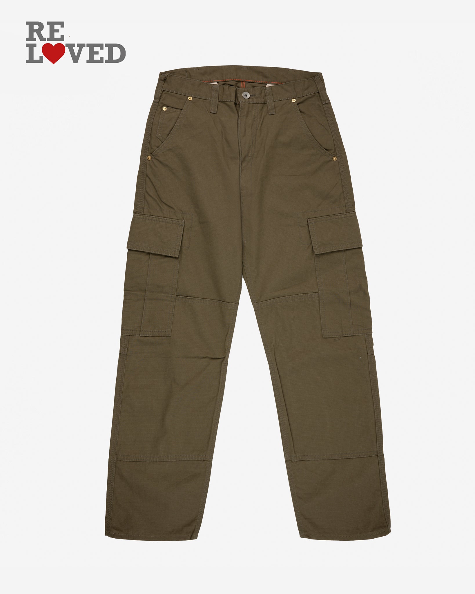8oz Ripstop Cargo - Olive Drab Green (IH-734-ODG) Tag 29, Hemmed to 27.0''