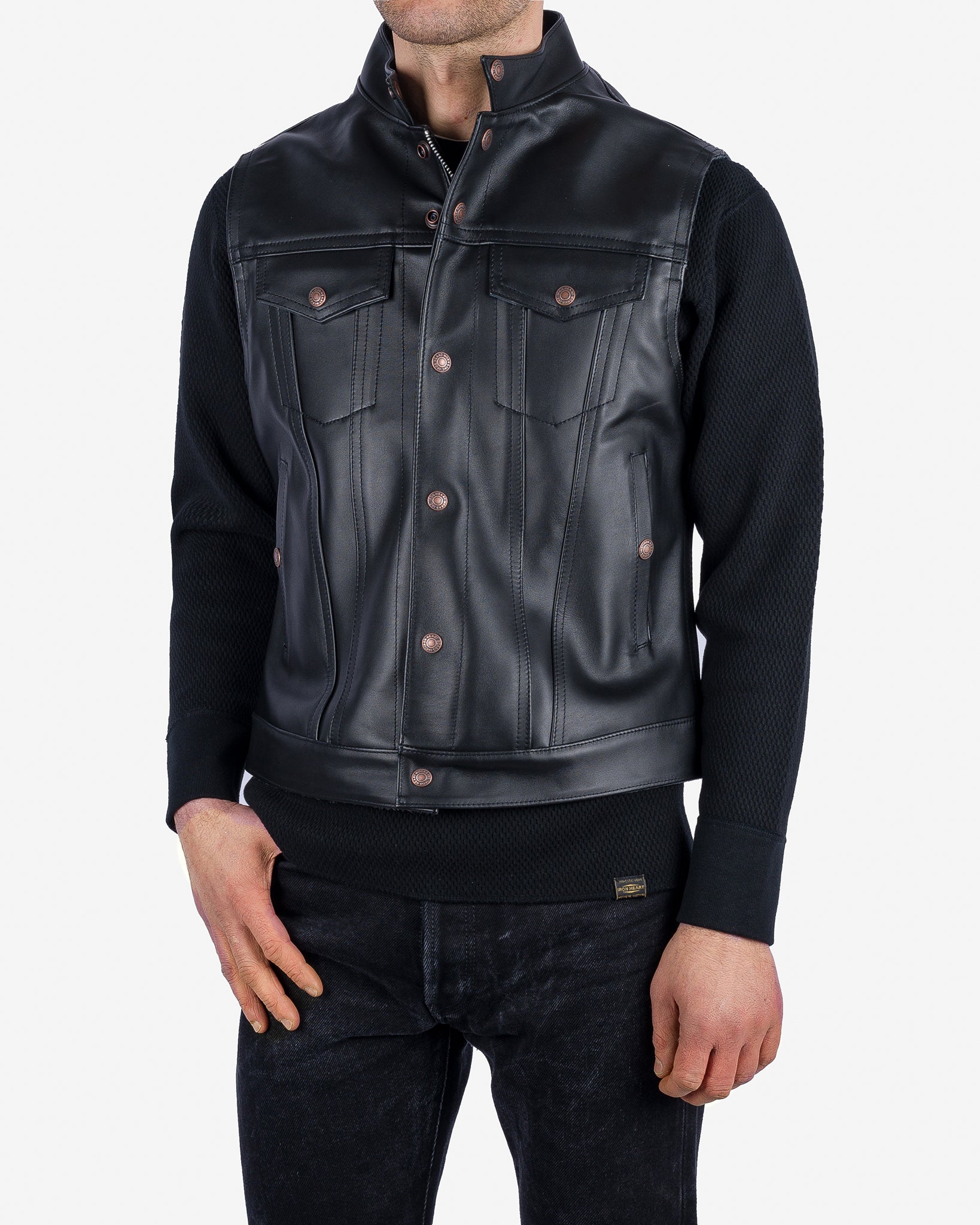 Japanese Steerhide Modified Type III Vest - Black