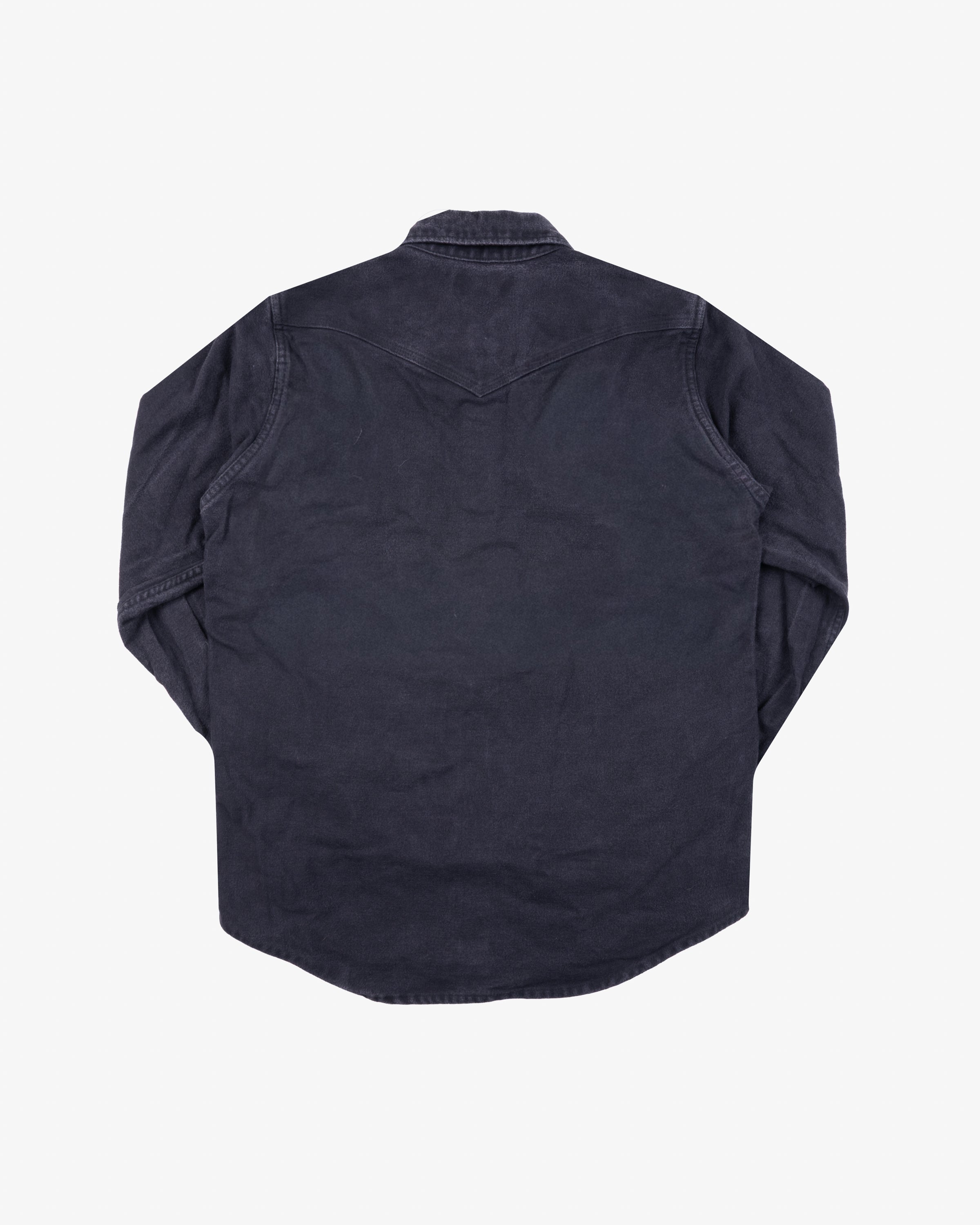 9oz Raised Whipcord Western Shirt - Black (IHSH-330-BLK) Size Small
