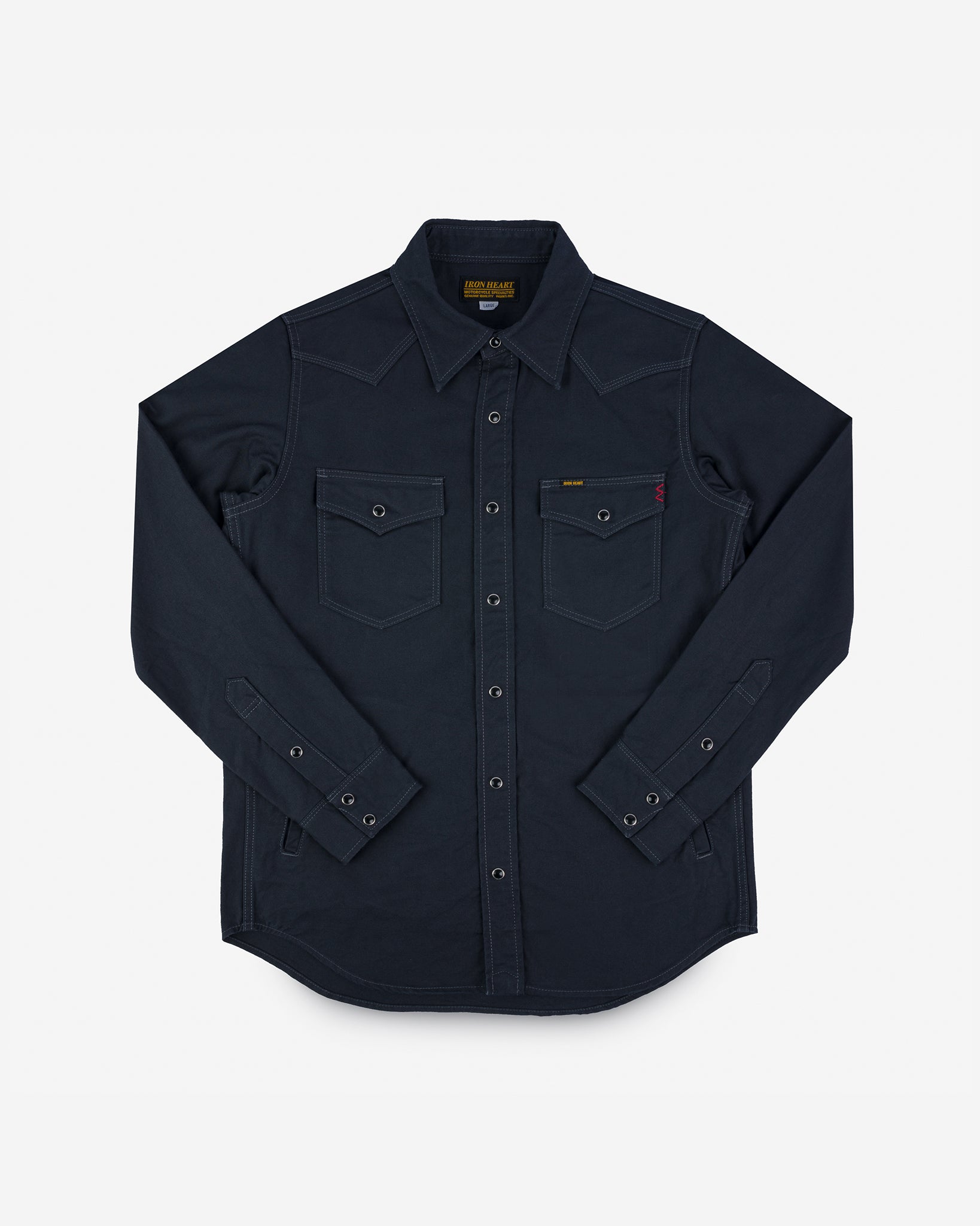 9oz Military Serge CPO Shirt - Black