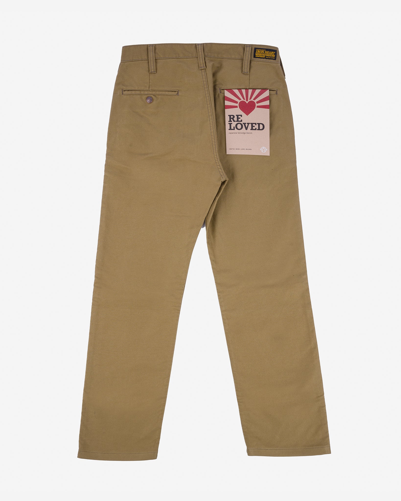 11oz Cotton Whipcord Work Pants - Khaki (IH-720-KHA) Tag 31, Hemmed to 27.0''