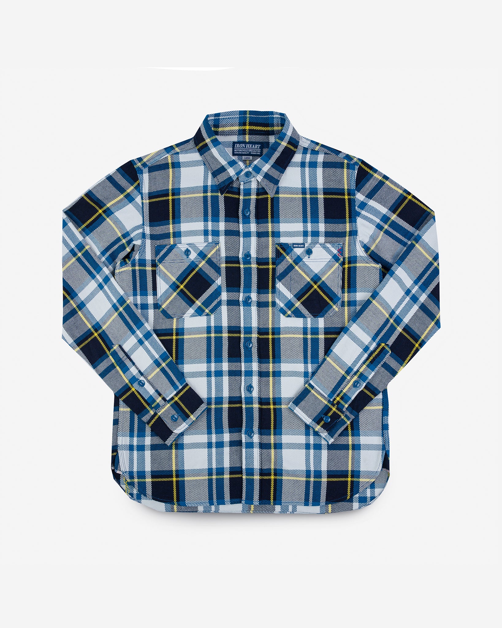 9oz Selvedge American Check Work Shirt - Blue