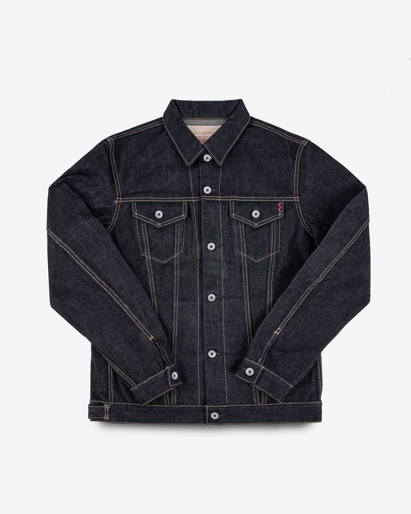 19oz Left-Hand Twill Selvedge Denim Type III Jacket - Indigo