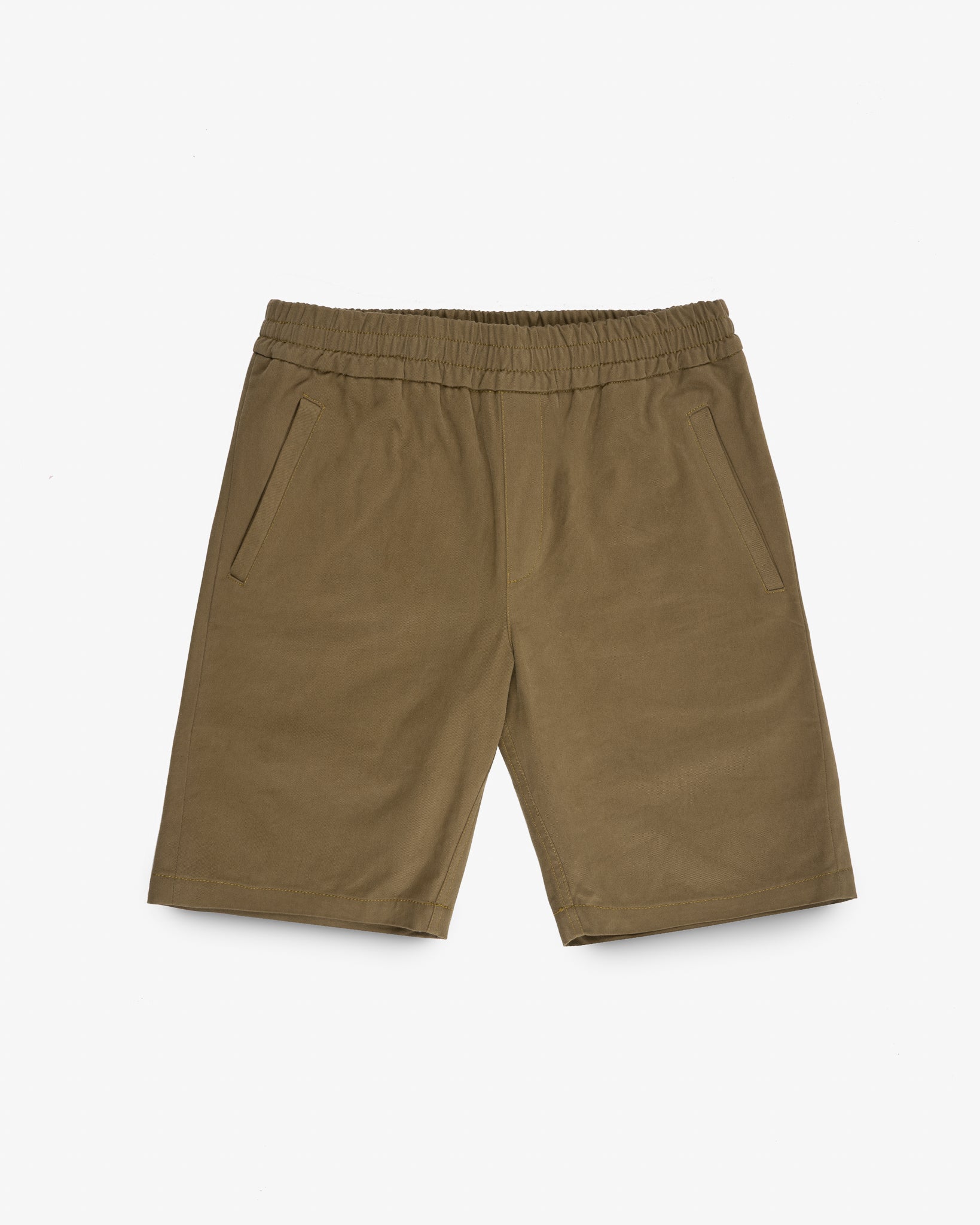 8oz Organic Sanded Twill Shorts - Tan