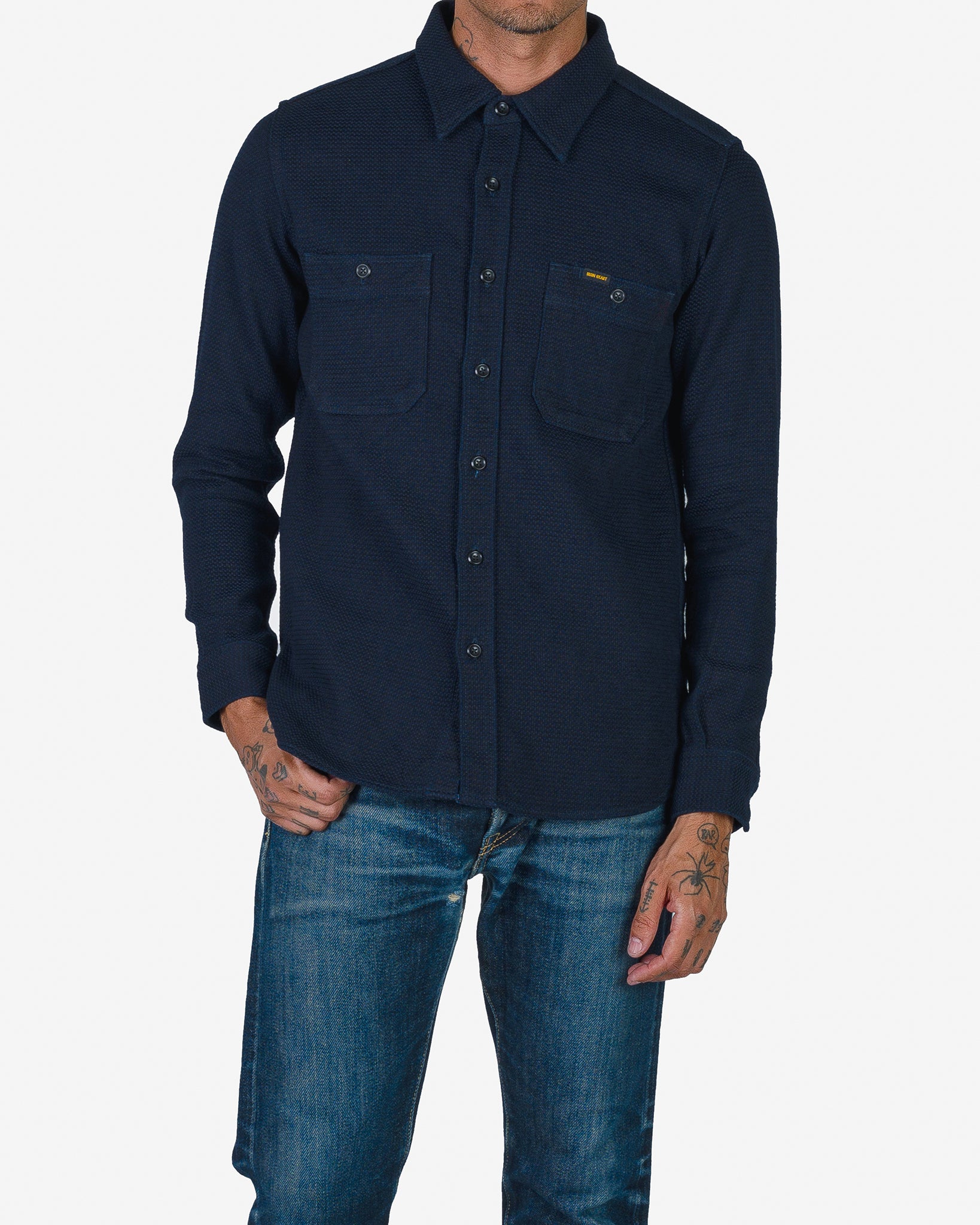 12oz Dobby Cloth Work Shirt - Indigo