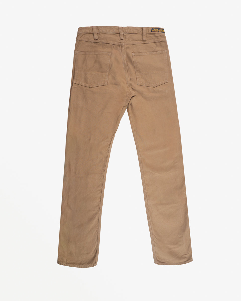 12oz Swedish Serge Double Fronted Work Pants - Mocha (IHDR-602-MOC) Tag 32, Hemmed to 33.0"