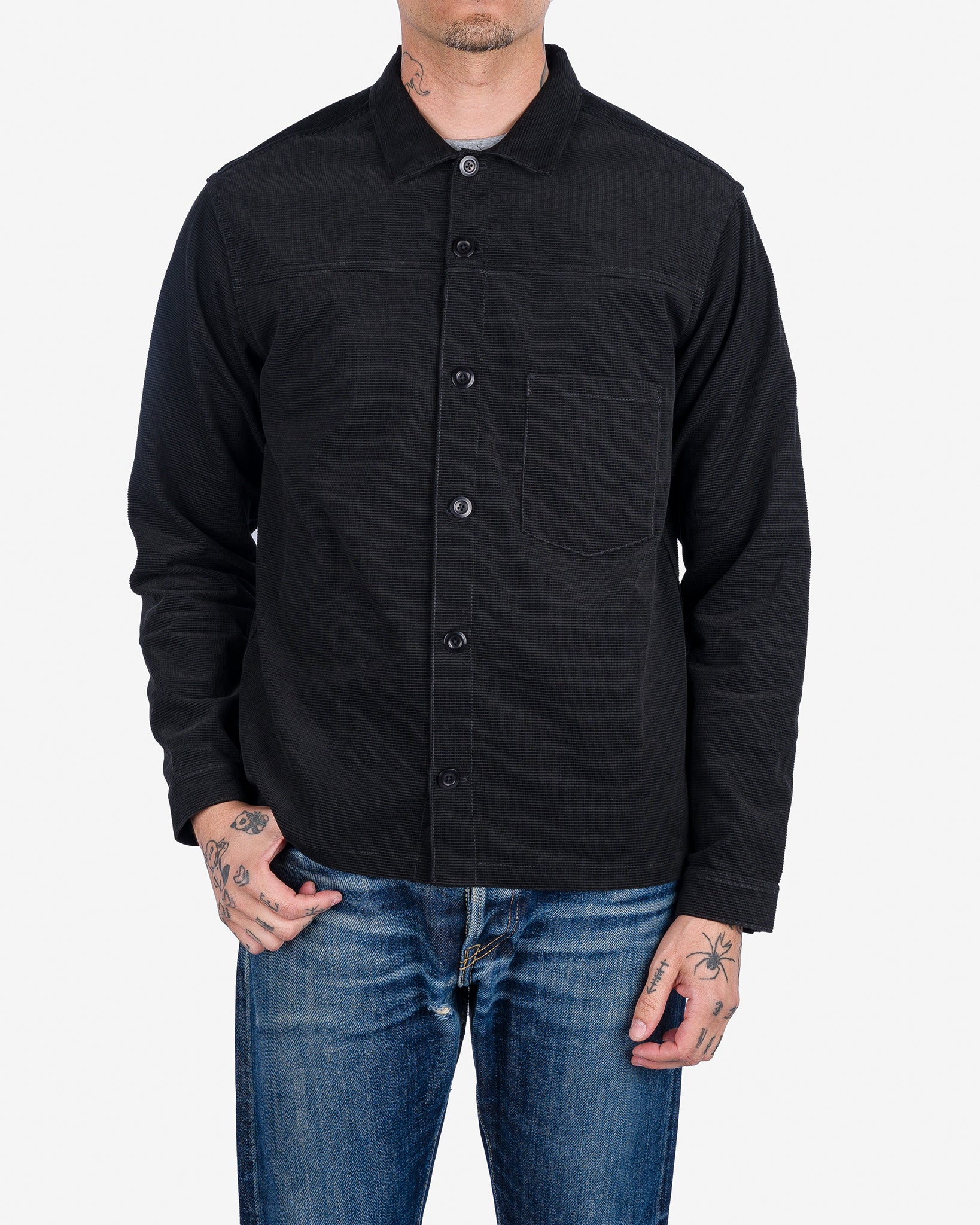STF Japanese Corduroy Shirt - Black