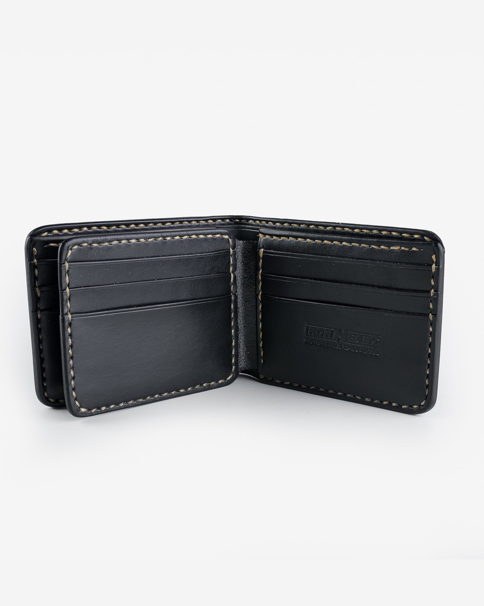 Slimline Small Shell Cordovan Wallet - Navy – Iron Heart