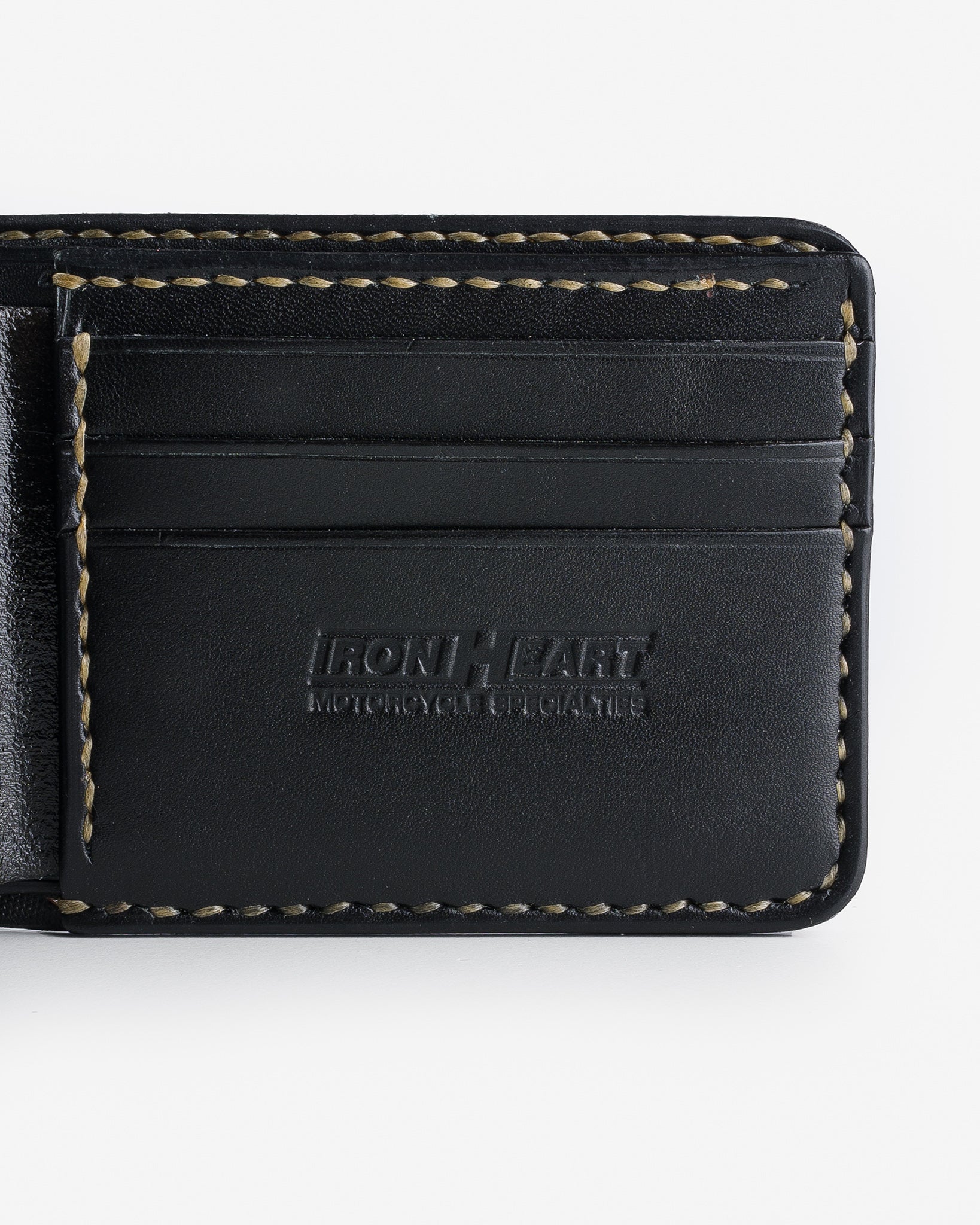 Slimline Small Shell Cordovan Wallet - Navy – Iron Heart Slimline Small Shell Cordovan Wallet - Navy – Iron Heart