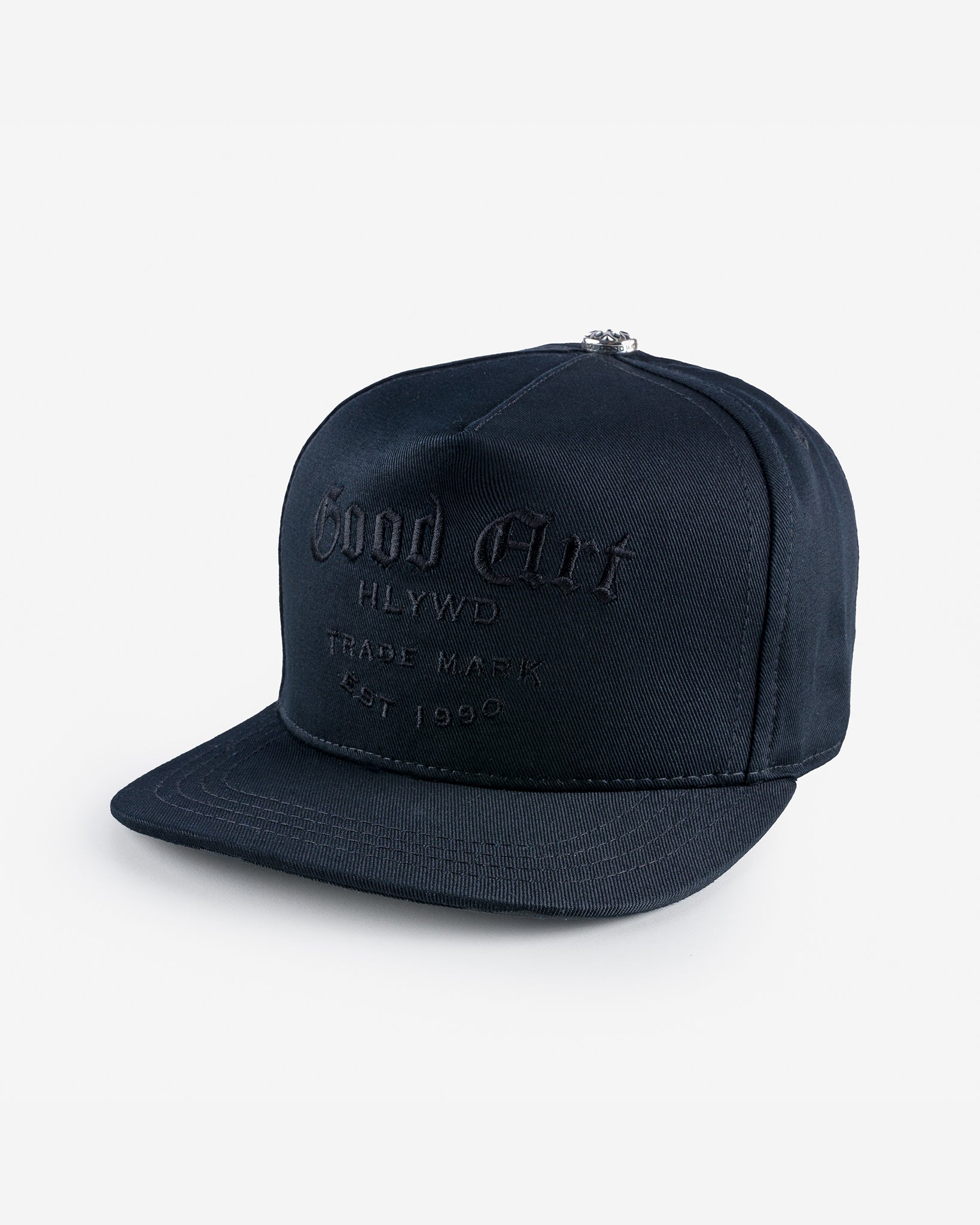 GOOD ART HLYWD Trunk Logo High Crown Snapback Cap - Black