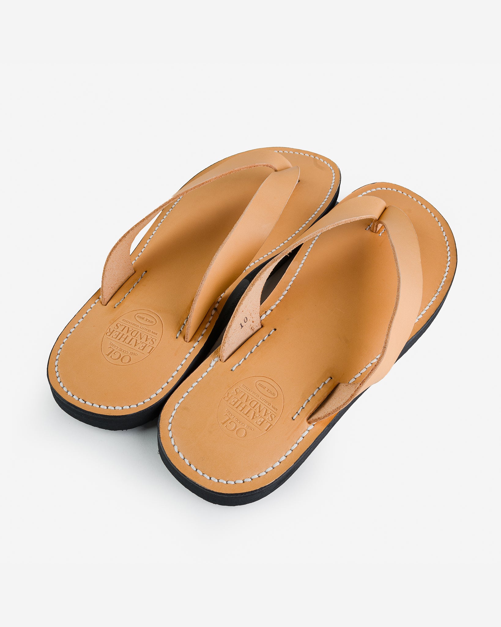 Obbi Good Label X Dr Sole Leather Thong Sandals in Natural – Iron