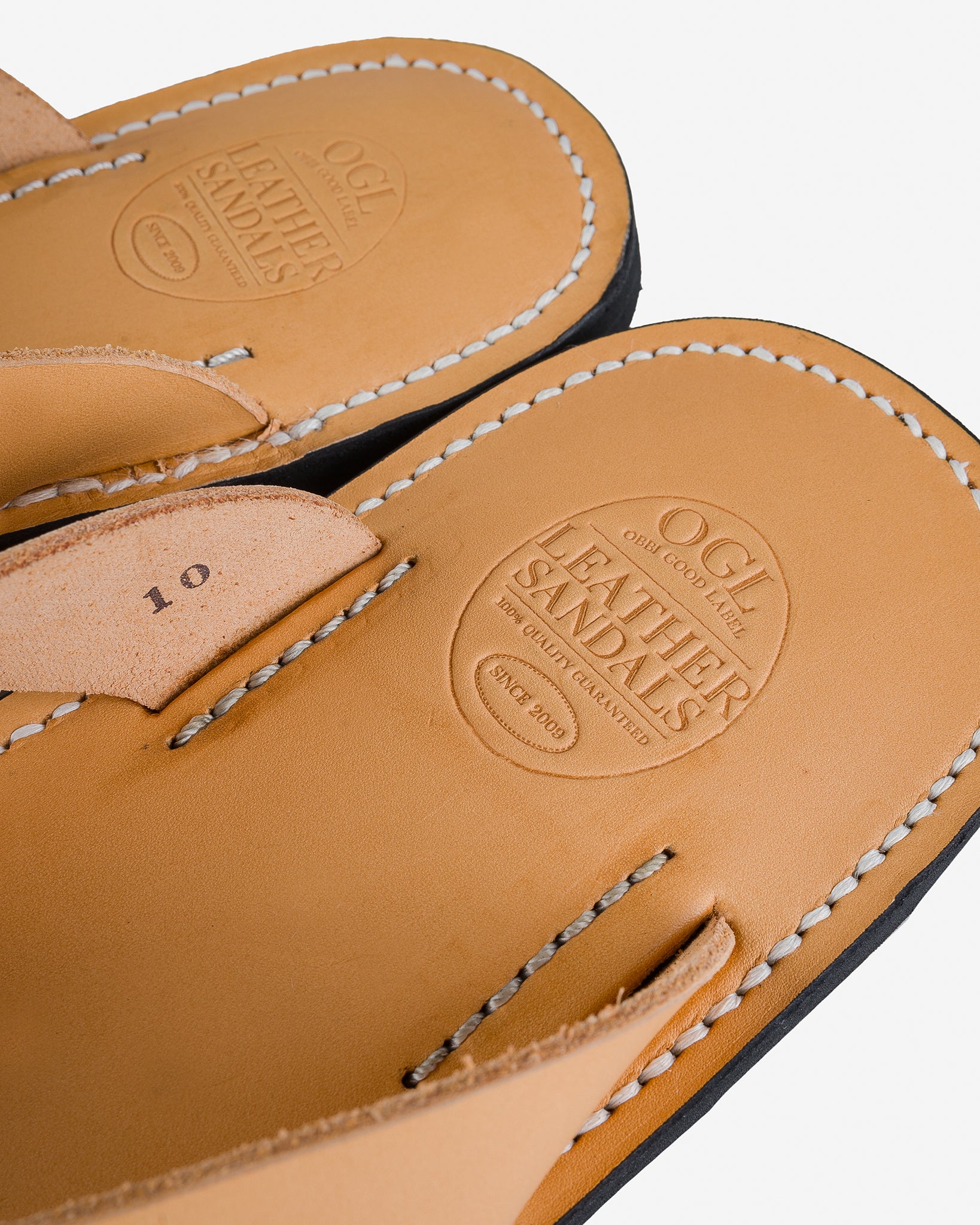 Obbi Good Label X Dr Sole Leather Thong Sandals in Natural – Iron
