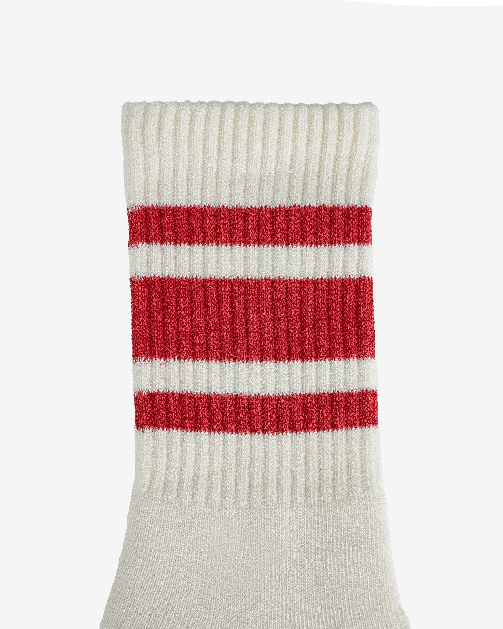 Decka 80s Skater Socks - Short Length - Red