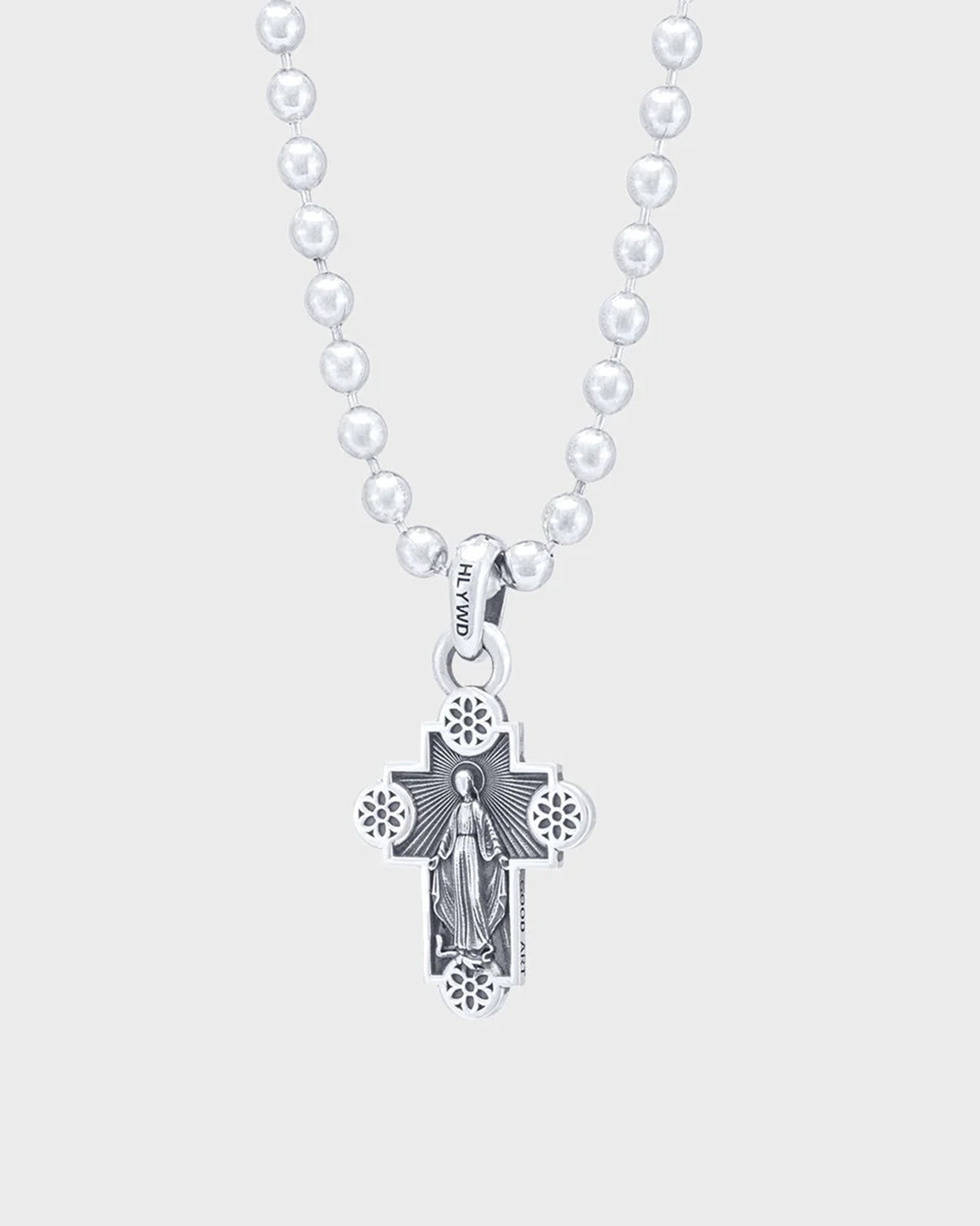 GOOD ART HLYWD Jimmy Cross Pendant Size A - Sterling Silver