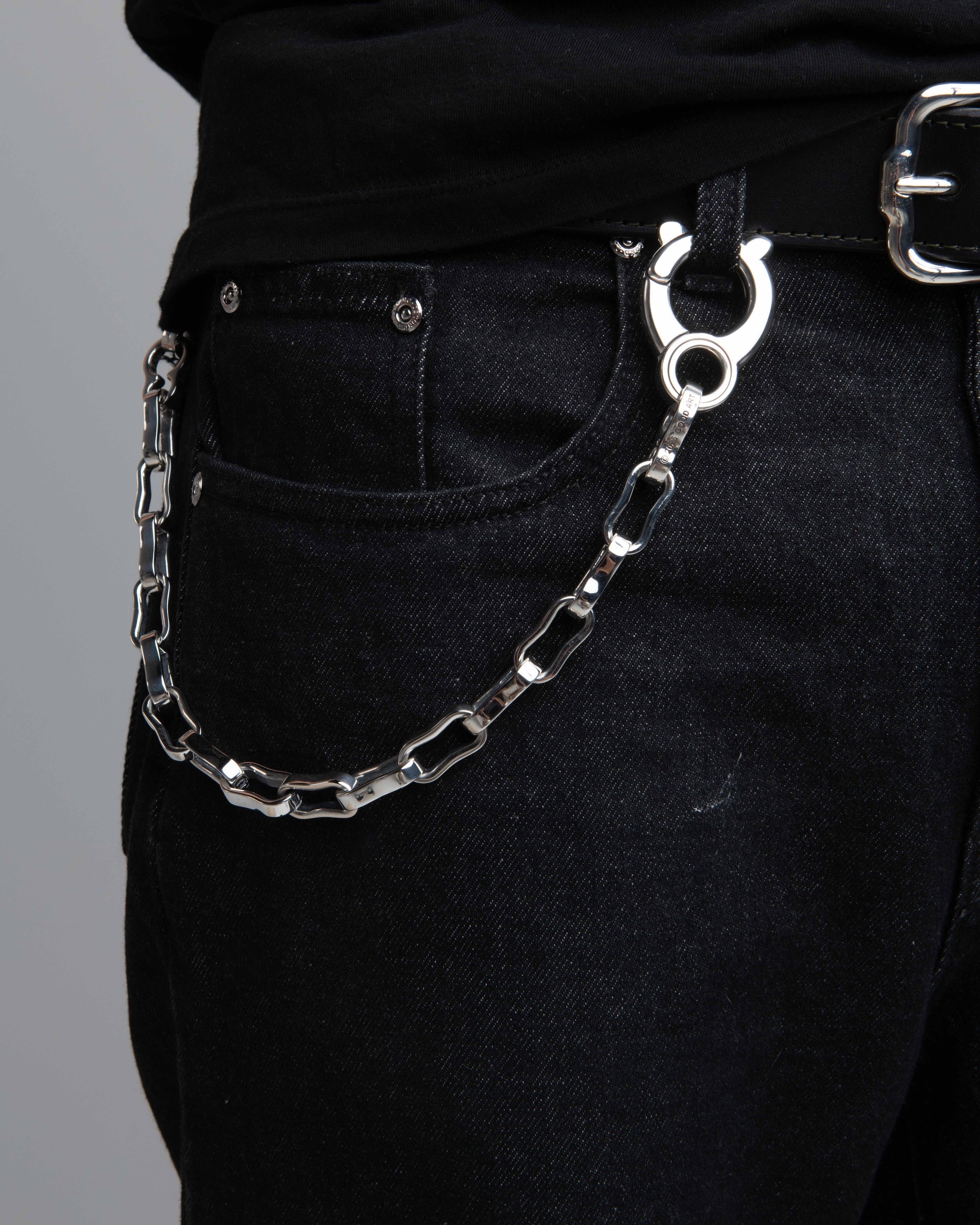 GOOD ART HLYWD Bottle Chain Wallet Chain Size B - Sterling Silver GOOD ART HLYWD Bottle Chain Wallet Chain Size B - Sterling Silver