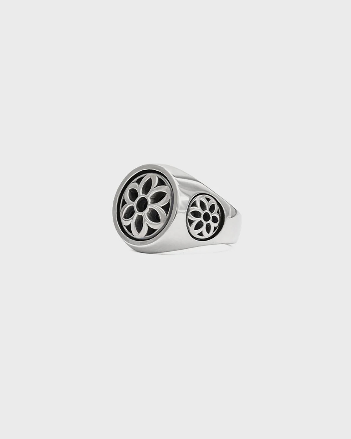 Club Ring Single Tone Sterling