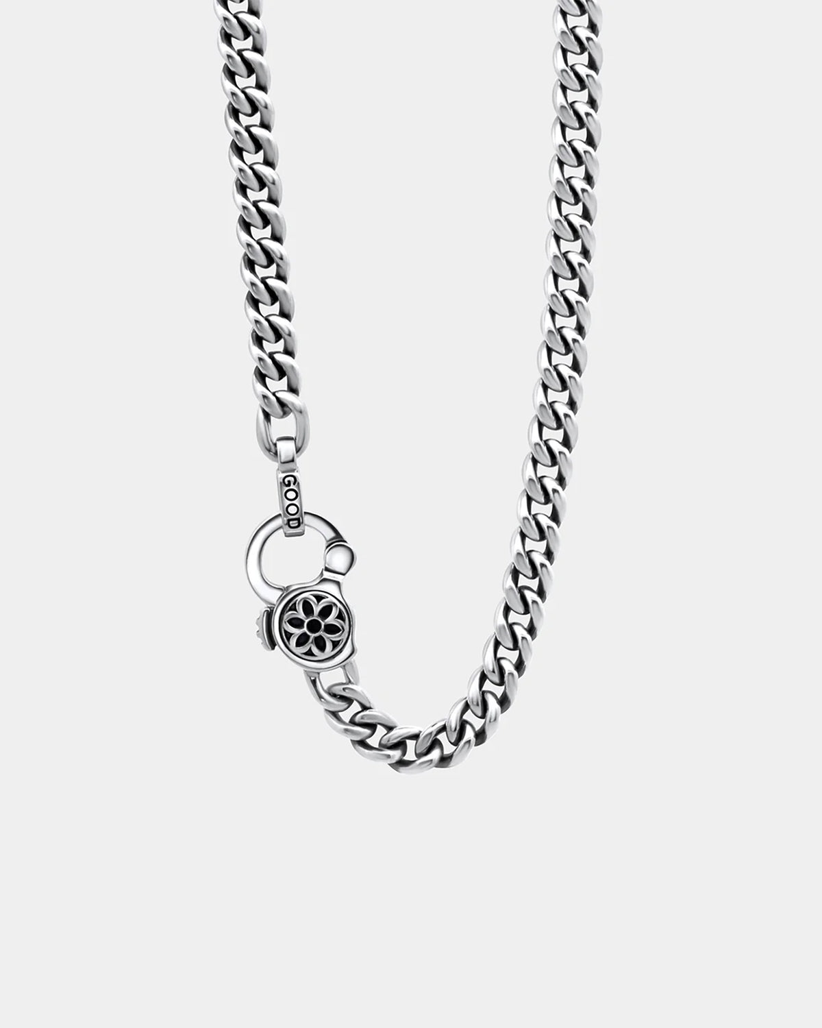 Curb Chain Necklace Link AA at 30" Sterling