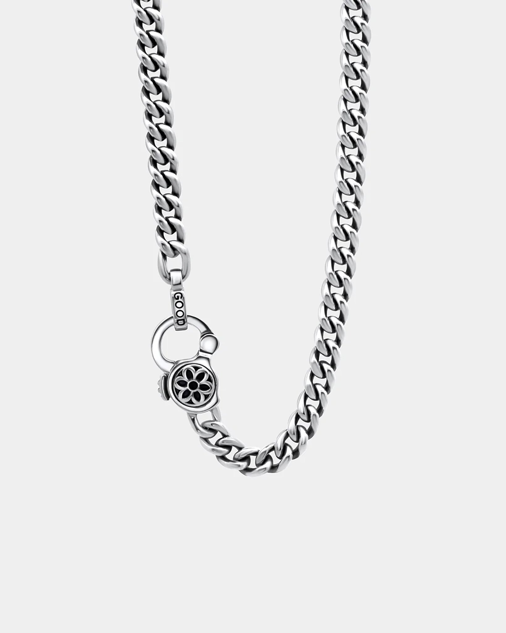 GOOD ART HLYWD Curb Chain Necklace Link Size AA at 21" - Sterling Silver