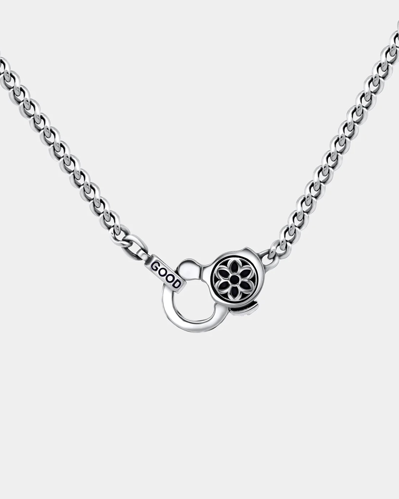 GOOD ART HLYWD Curb Chain Necklace Link Size 4A at 21" - Sterling Silver