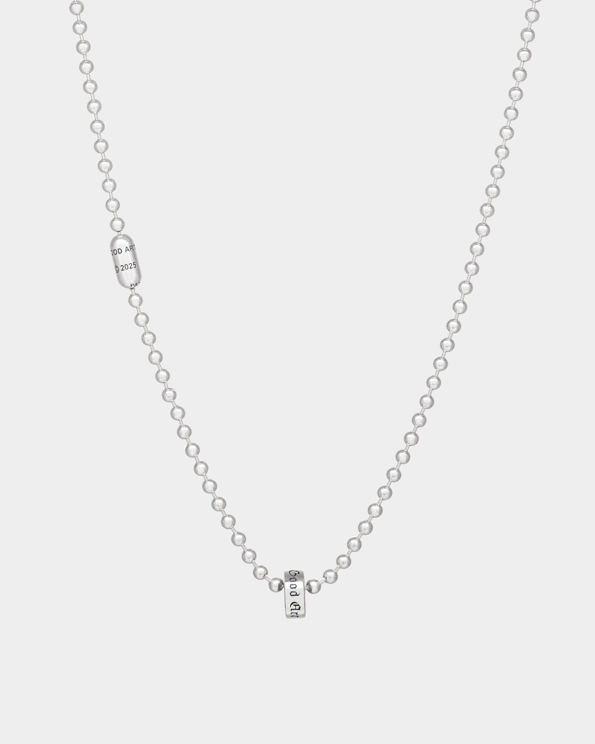 GOOD ART HLYWD Pop Lock Good Art Logo Necklace 2A - Sterling