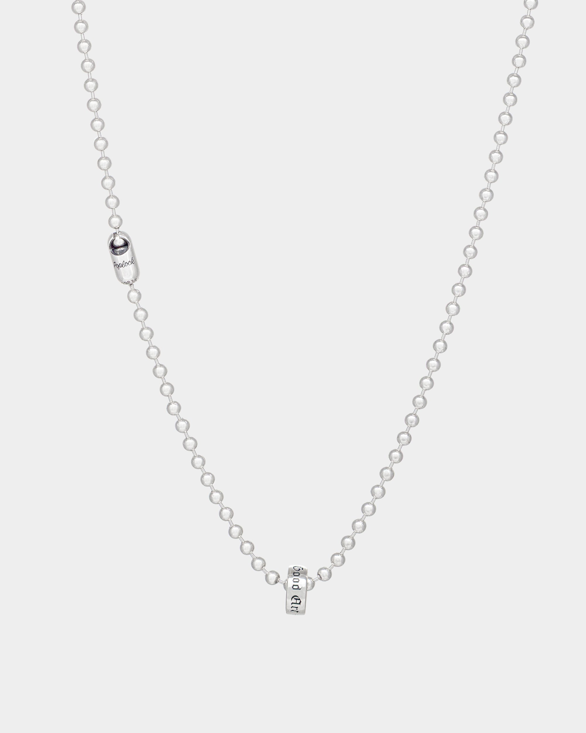 GOOD ART HLYWD Pop Lock Good Art Logo Necklace 2A - Sterling Silver