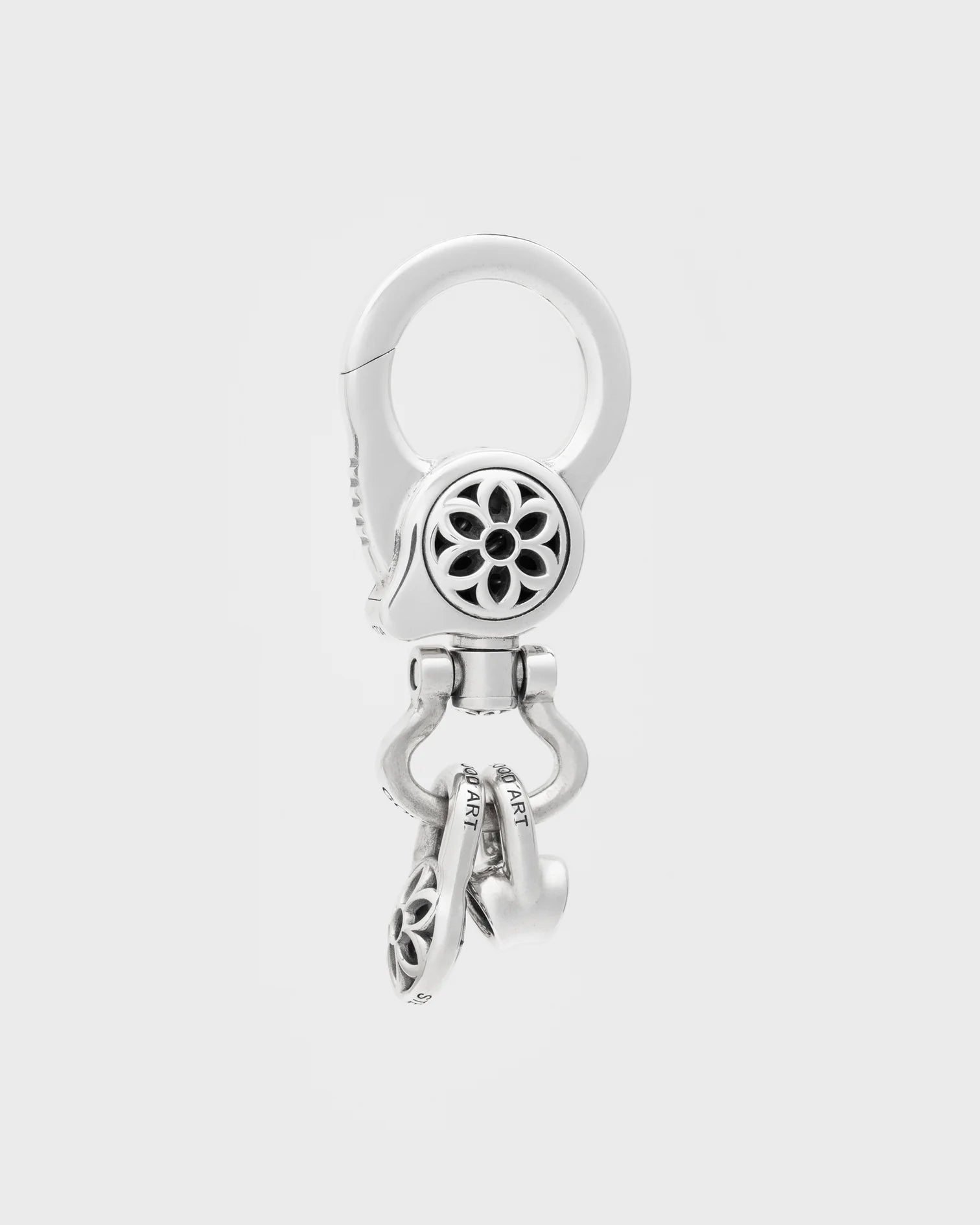 GOOD ART HLYWD Clip 8 Keychain Size B - Sterling Silver
