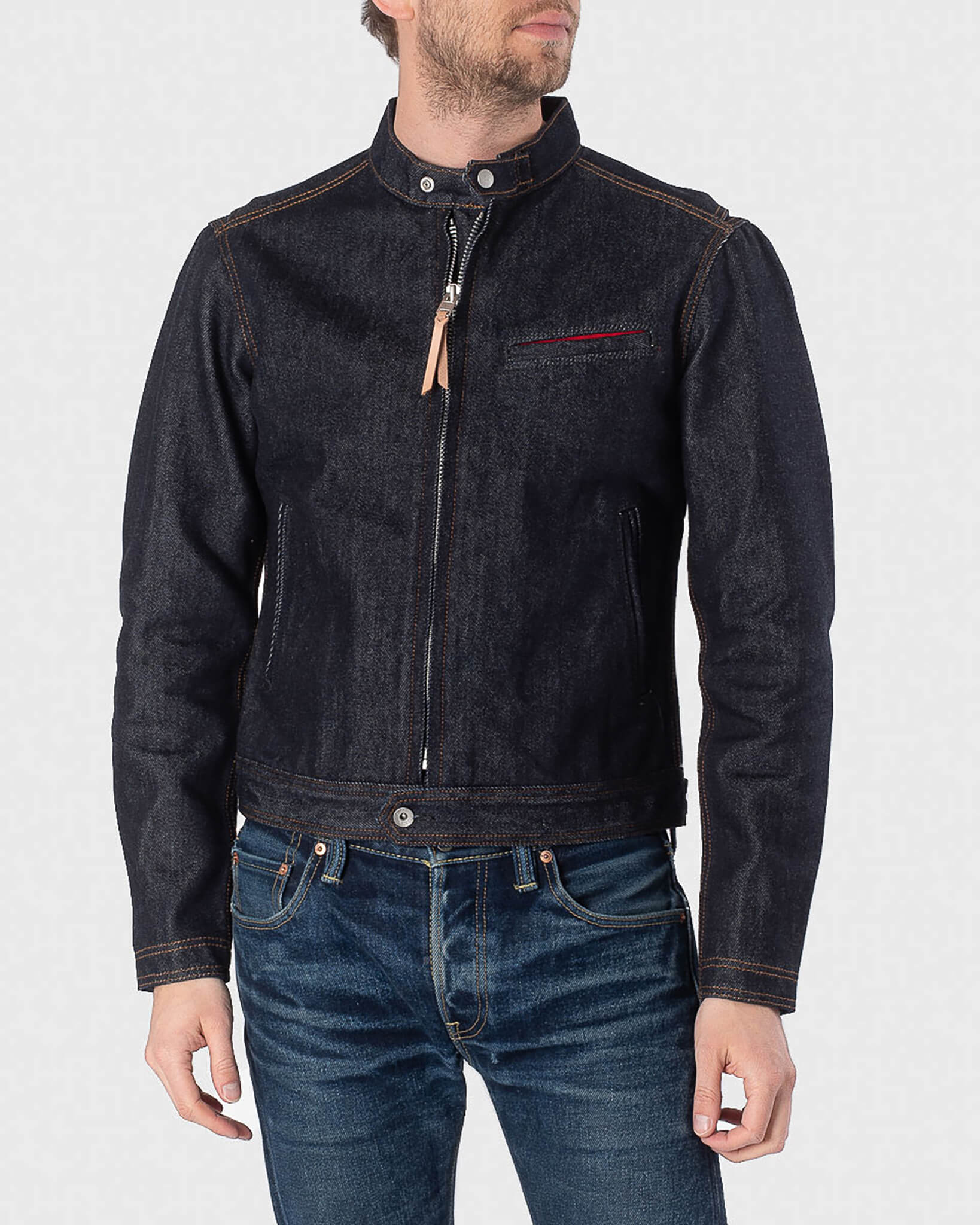 アイアンハート　IRON HEART ライダースジャケット　インディゴ　38 Iron Heart Rider's Jacket - Indigo - IH-527J