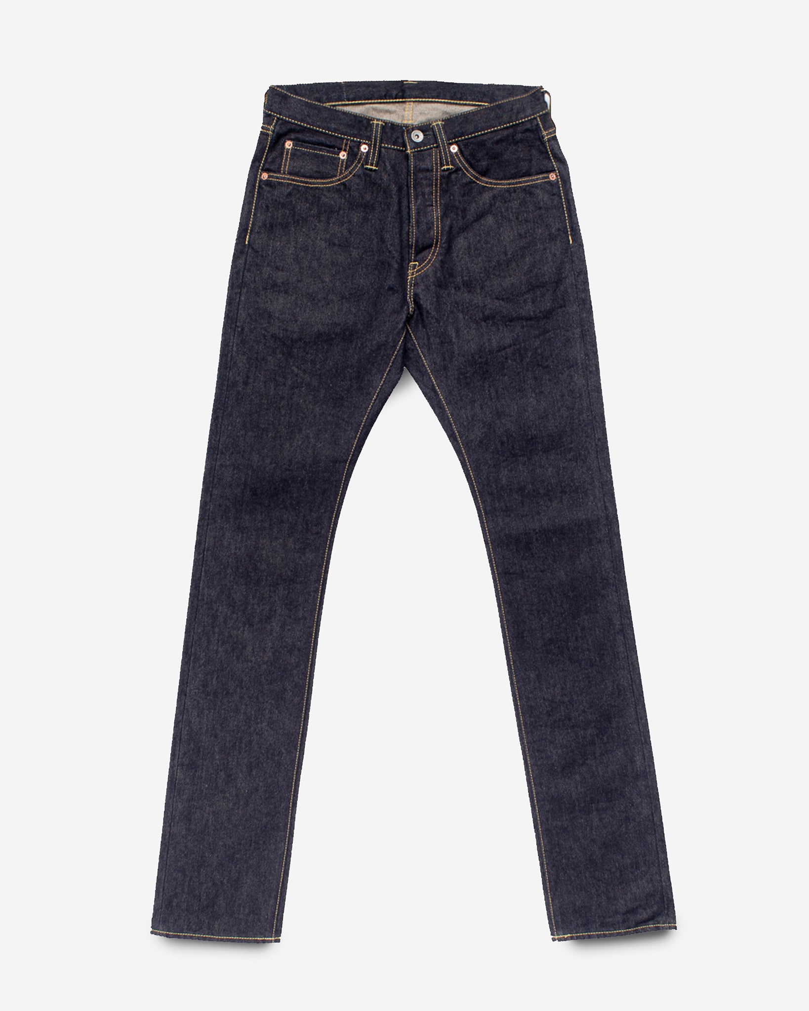 14oz Selvedge Denim Slim Cut Jeans - Indigo