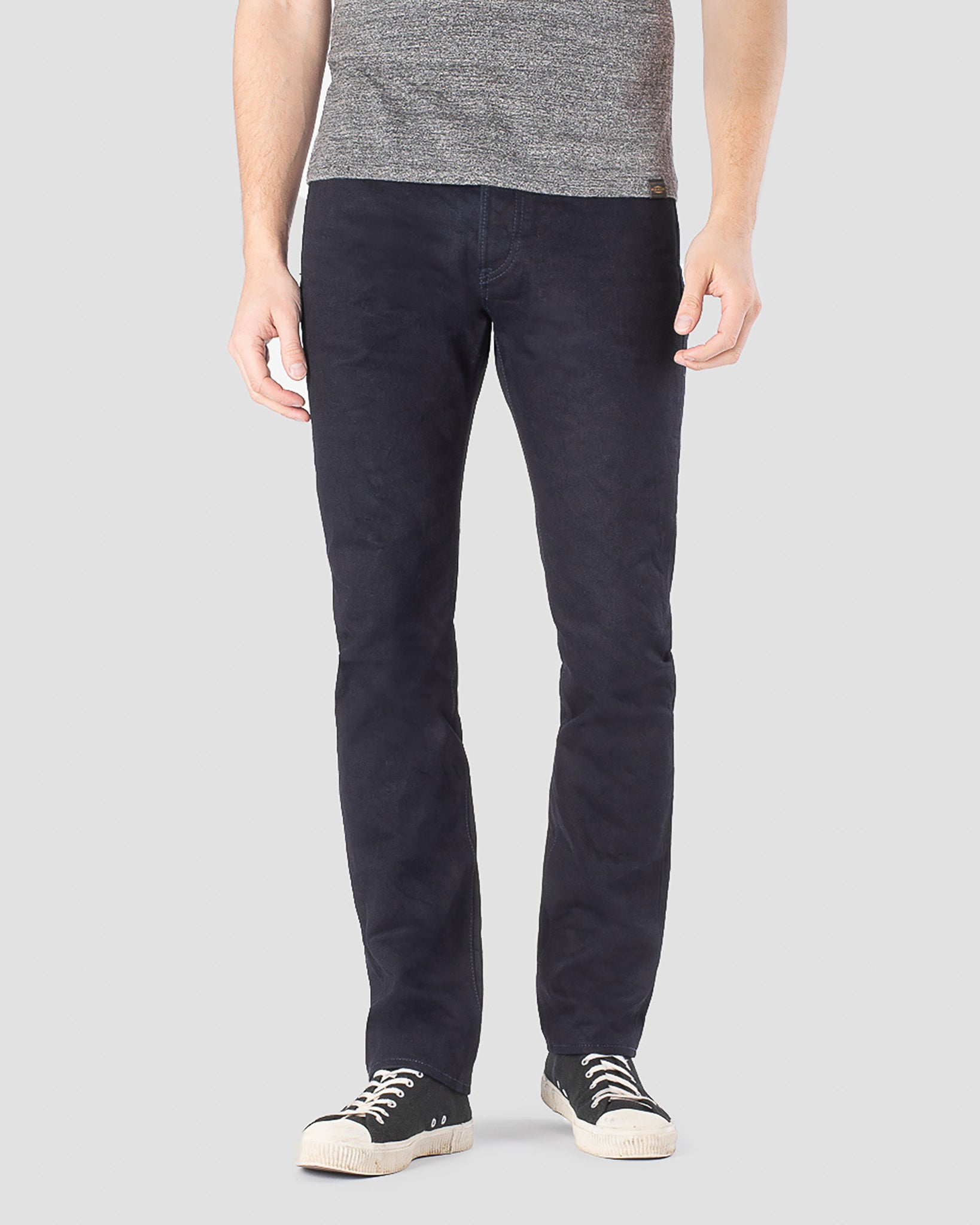 14oz Selvedge Denim Slim Cut  Jeans - Indigo/Black